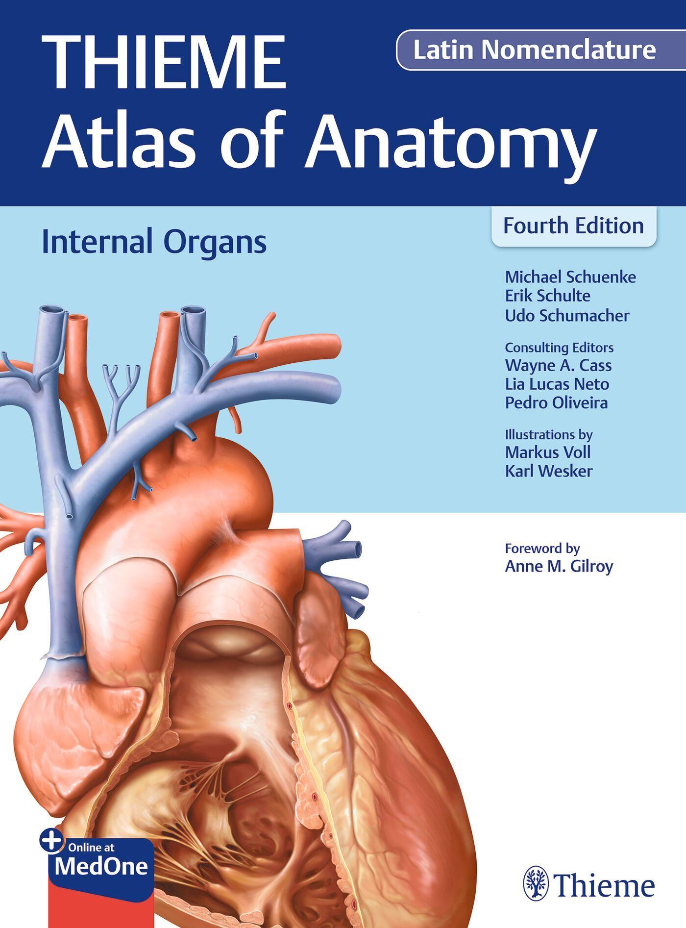 Vorderes Coverbild Internal Organs (THIEME Atlas of Anatomy), Latin Nomenclature