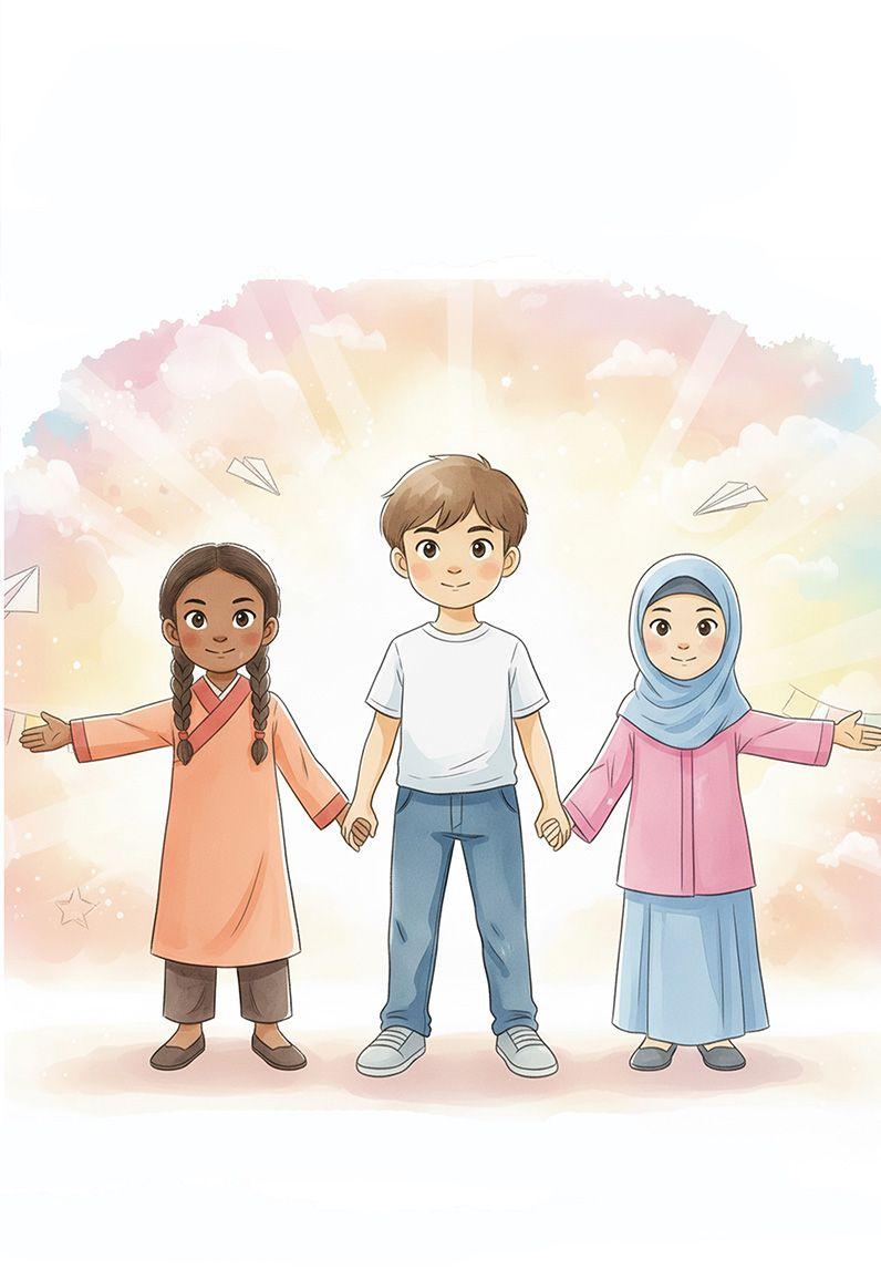 Beispielinhalt (Bild) Zwei Kinder - Ein Traum!