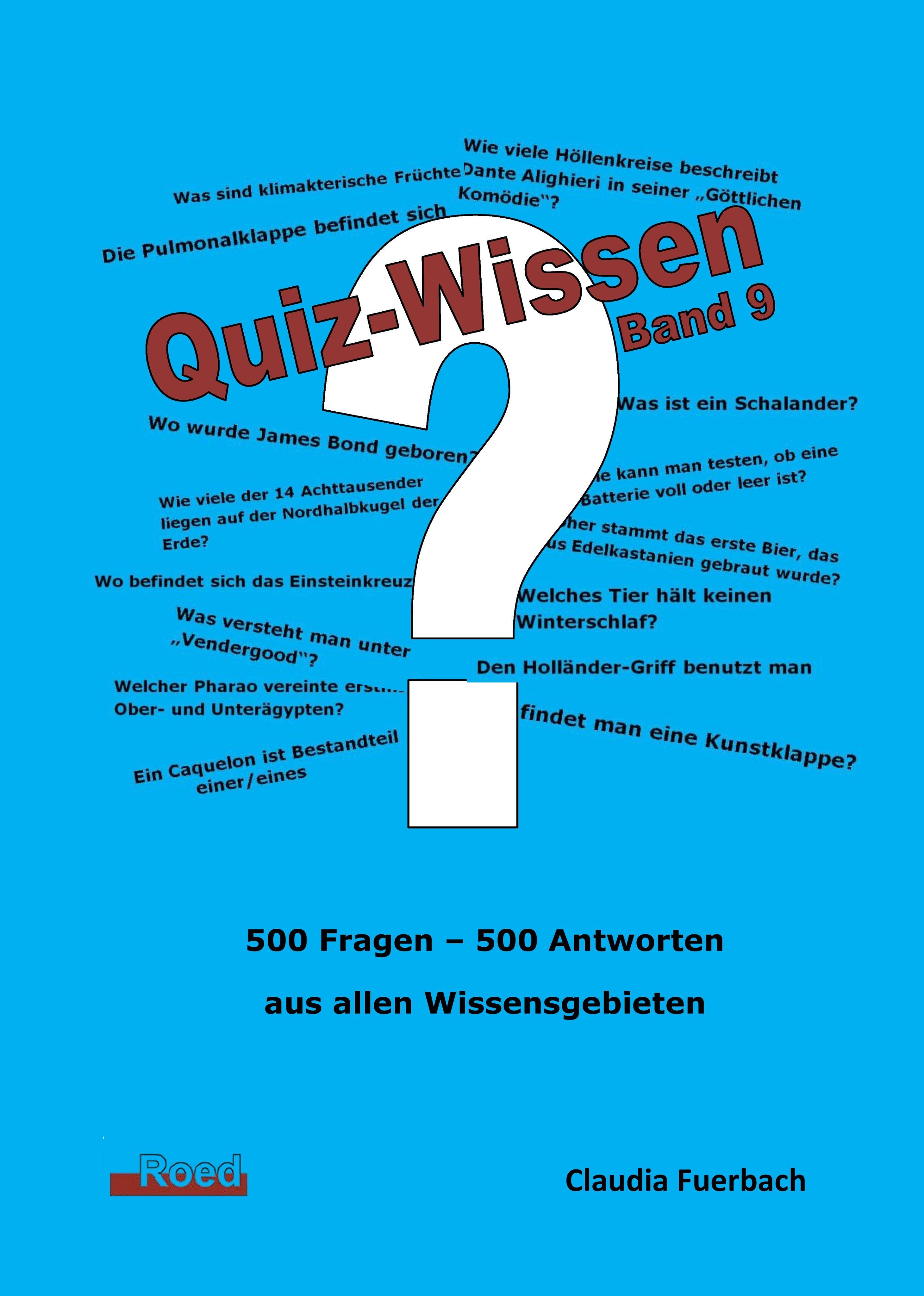 Vorderes Coverbild Quiz-Wissen - Band 9