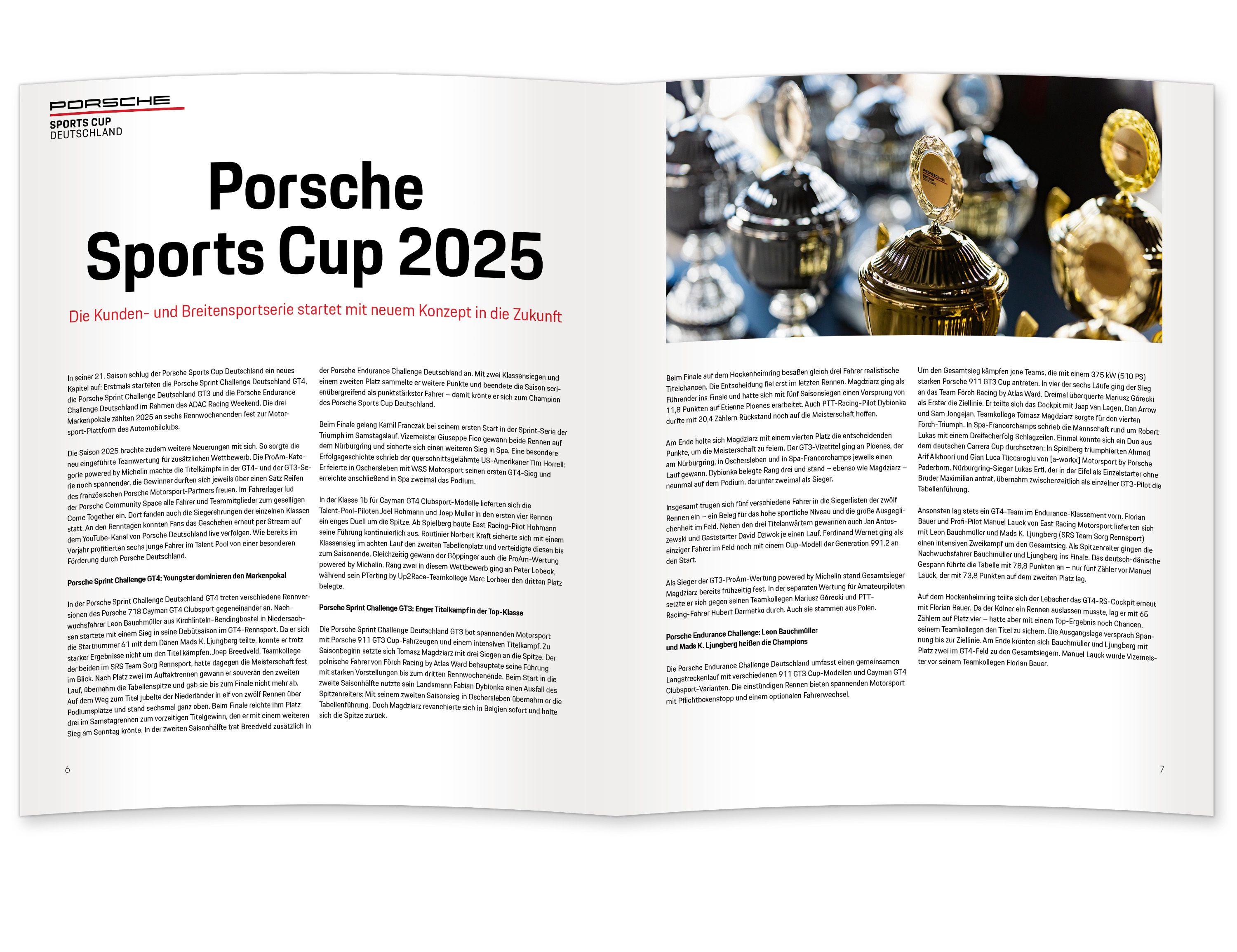 Beispielinhalt (Bild) Porsche Sports Cup / Porsche Sports Cup Deutschland 2025