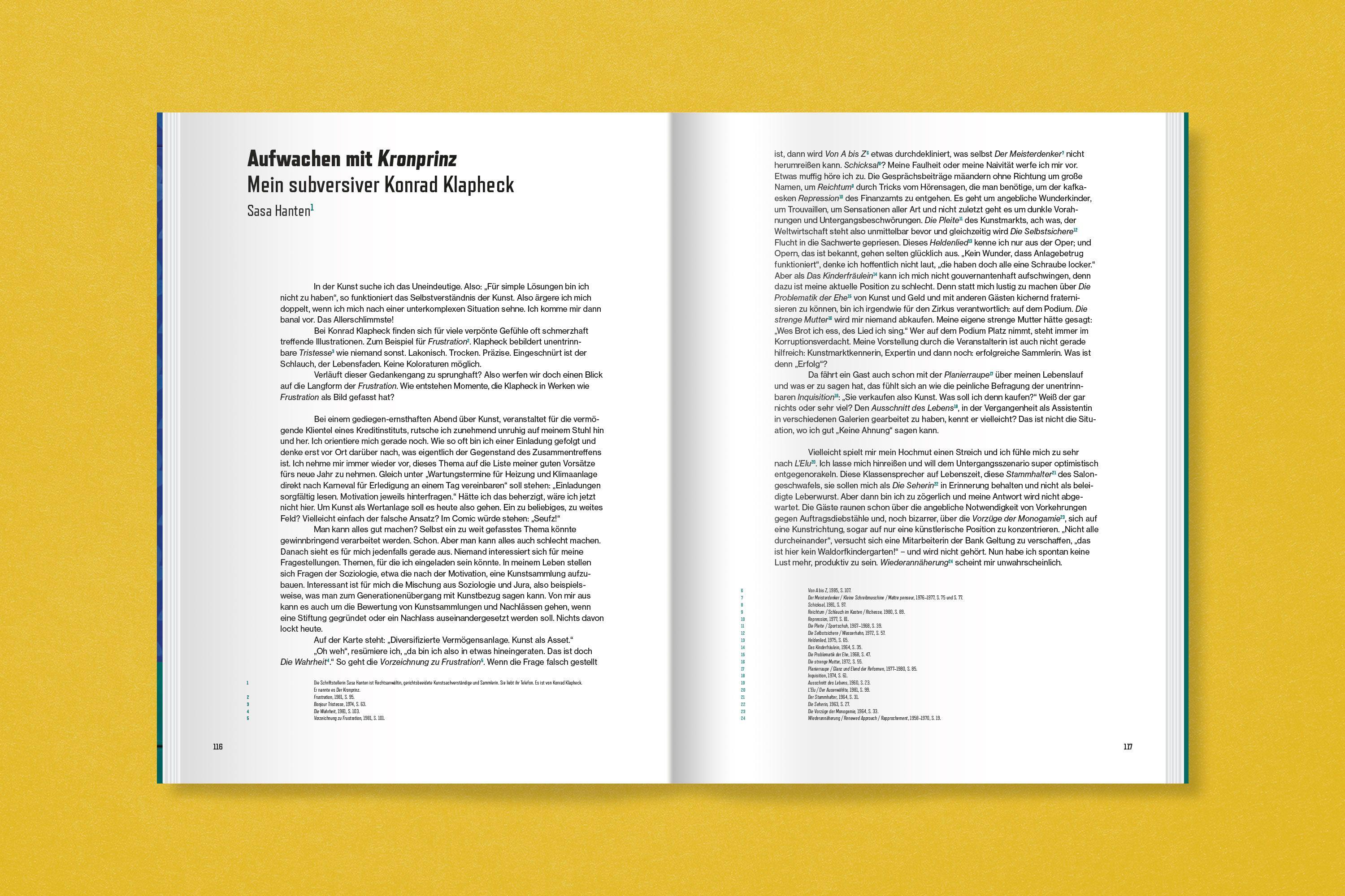 Beispielinhalt (Bild) Konrad Klapheck