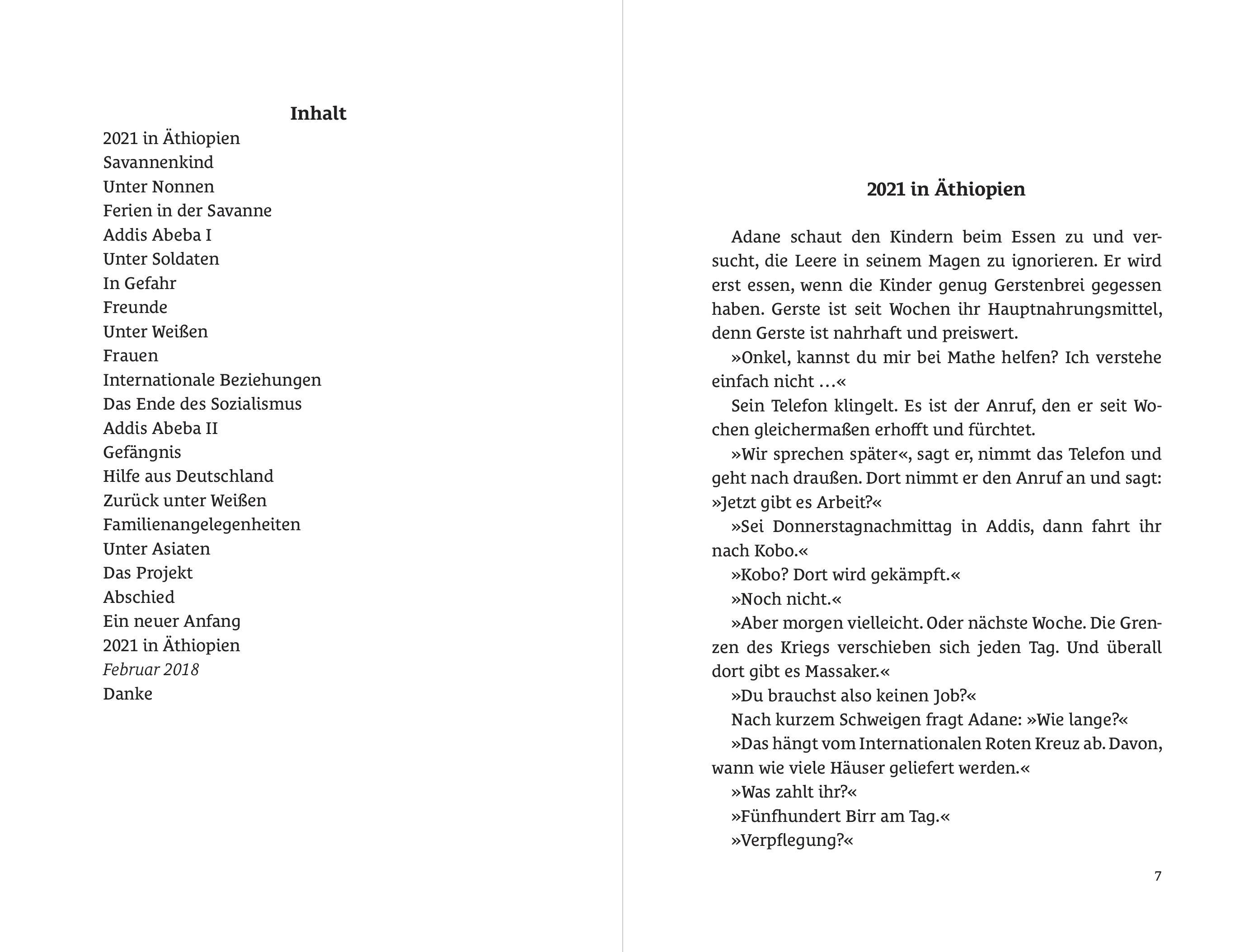 Beispielinhalt (Bild) Der Äthiopier