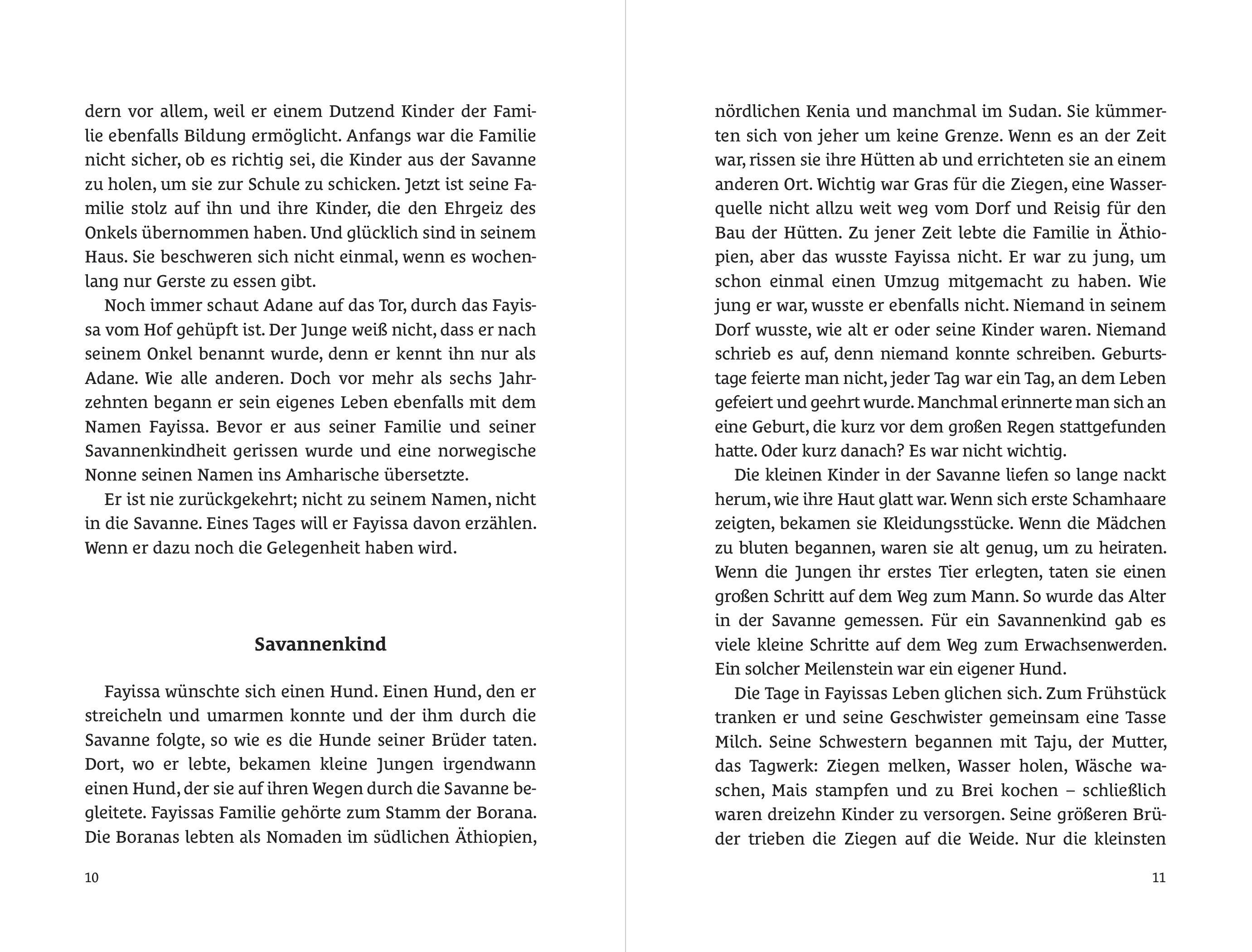 Beispielinhalt (Bild) Der Äthiopier