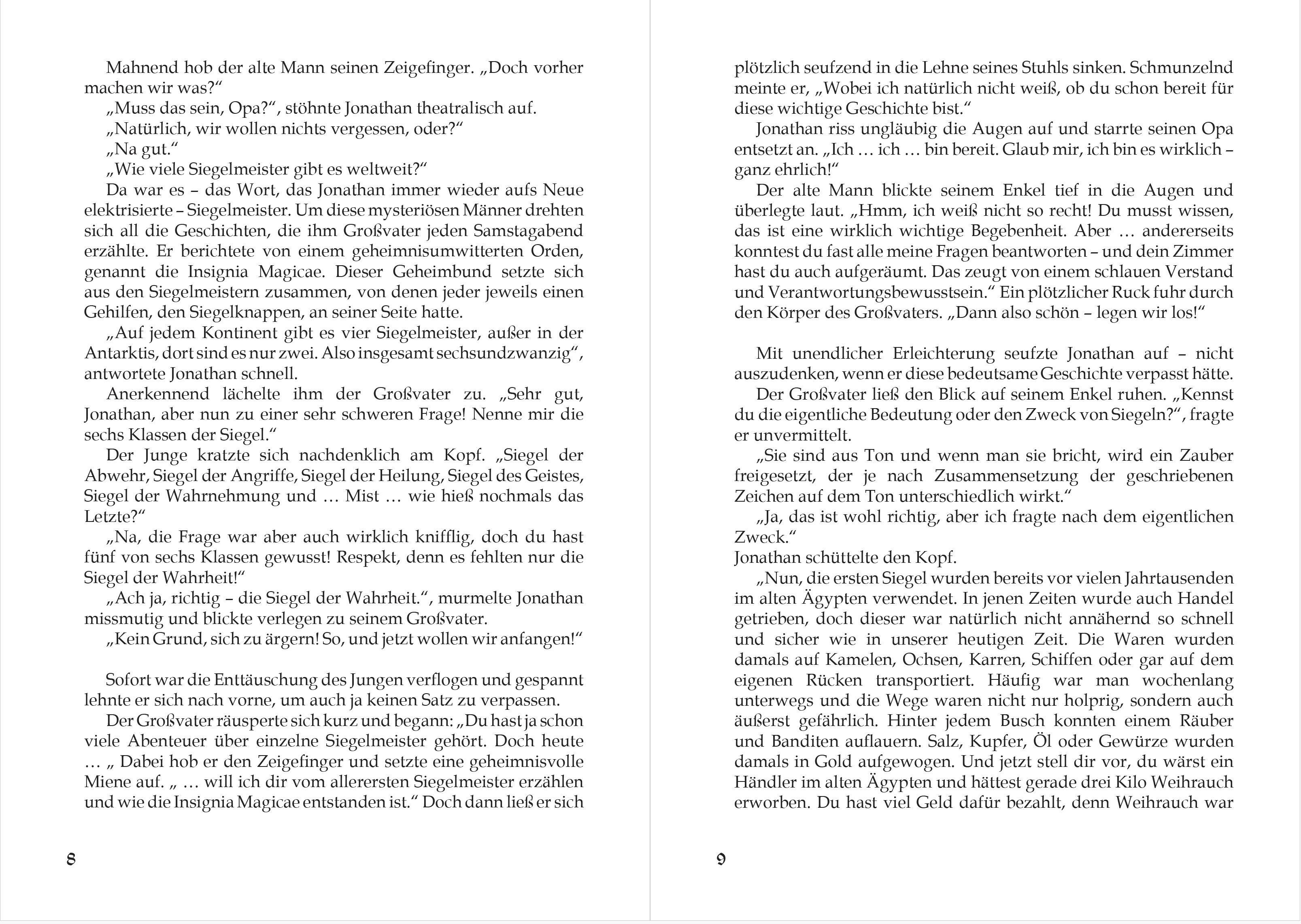 Beispielinhalt (Bild) Der Siegelmeister