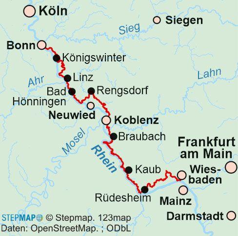 Beispielinhalt (Bild) Rheinsteig von Bonn nach Wiesbaden