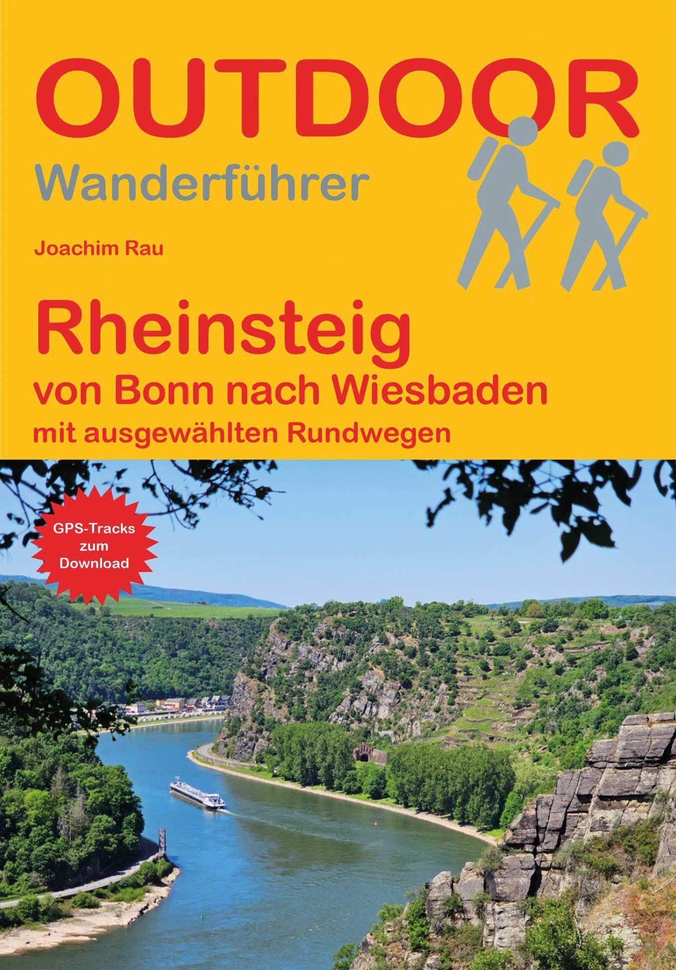 Vorderes Coverbild Rheinsteig von Bonn nach Wiesbaden