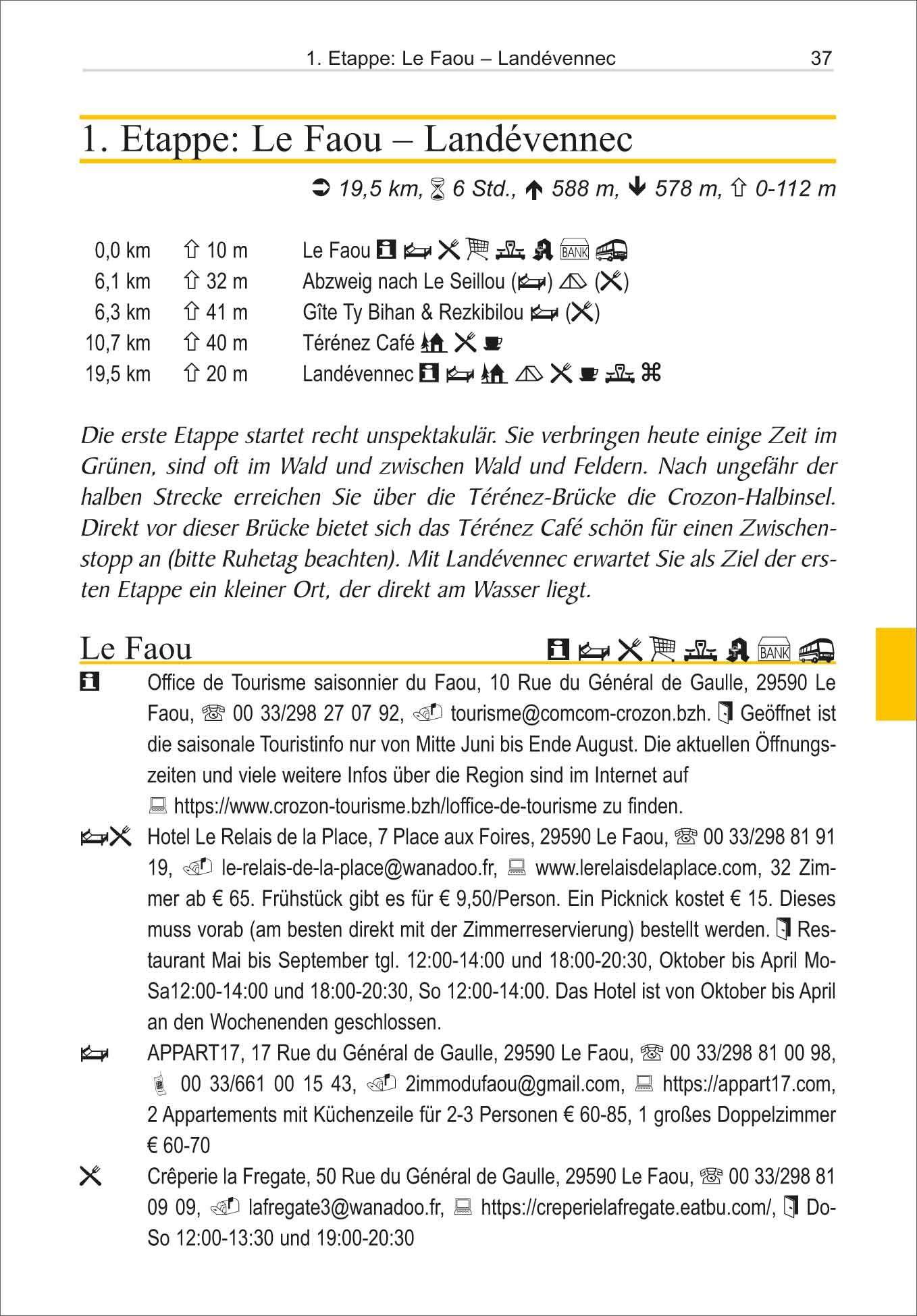 Beispielinhalt (Bild) Bretagne: Zöllnerpfad GR 34 von Le Faou bis Audierne