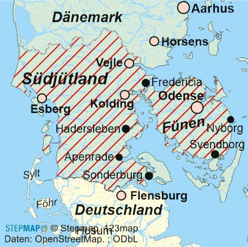 Beispielinhalt (Bild) Süddänemark 30 Touren in Südjütland und auf Fünen