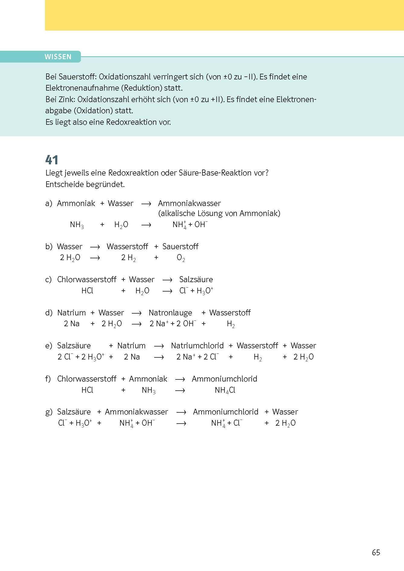 Beispielinhalt (Bild) KomplettTrainer Gymnasium Chemie 7.-10. Klasse