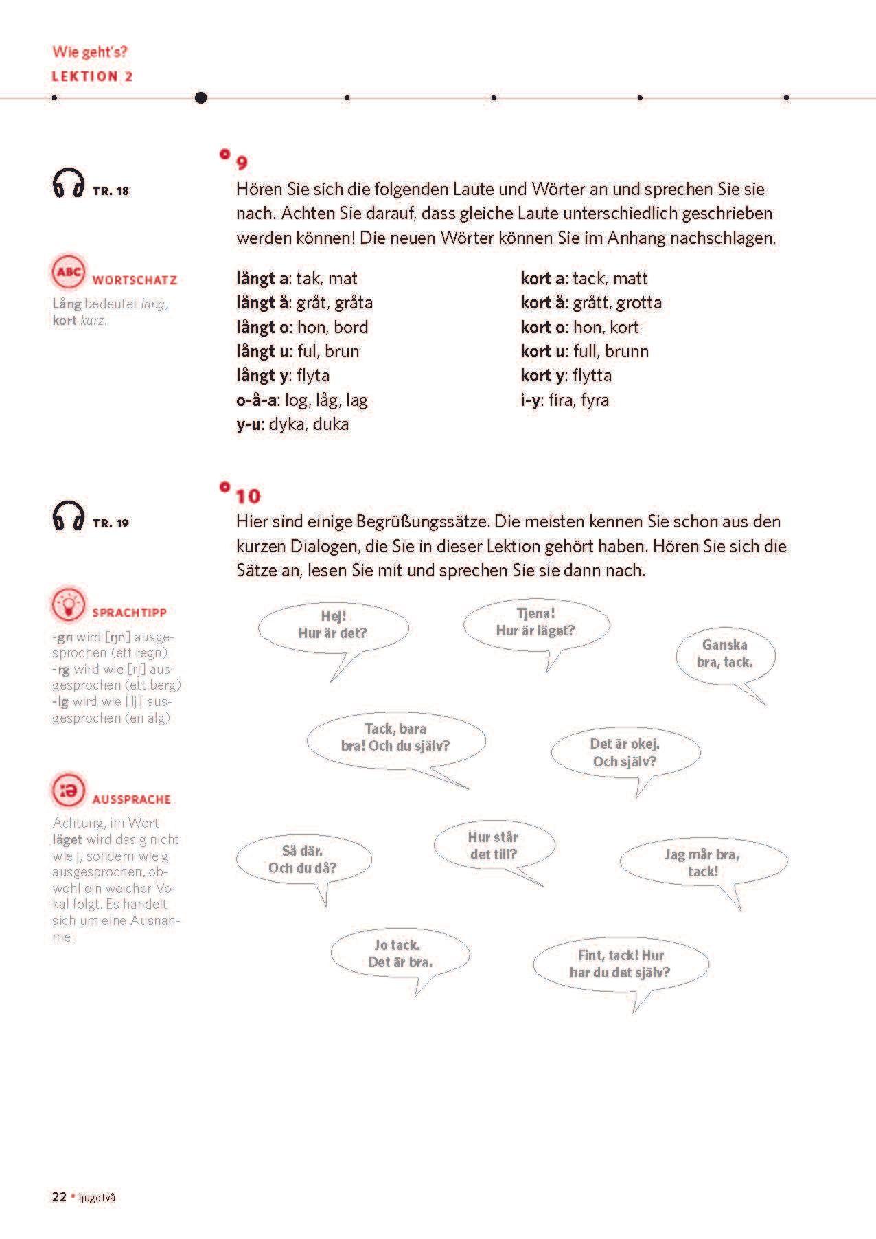 Beispielinhalt (Bild) PONS Power-Sprachkurs Schwedisch