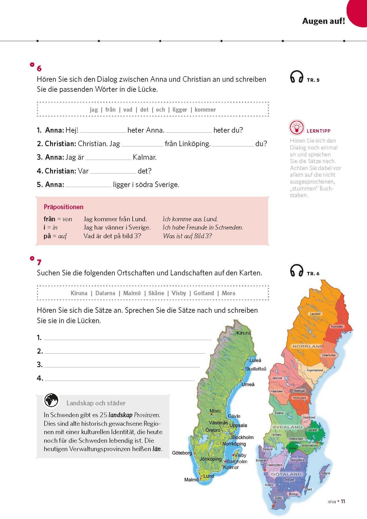 Beispielinhalt (Bild) PONS Power-Sprachkurs Schwedisch