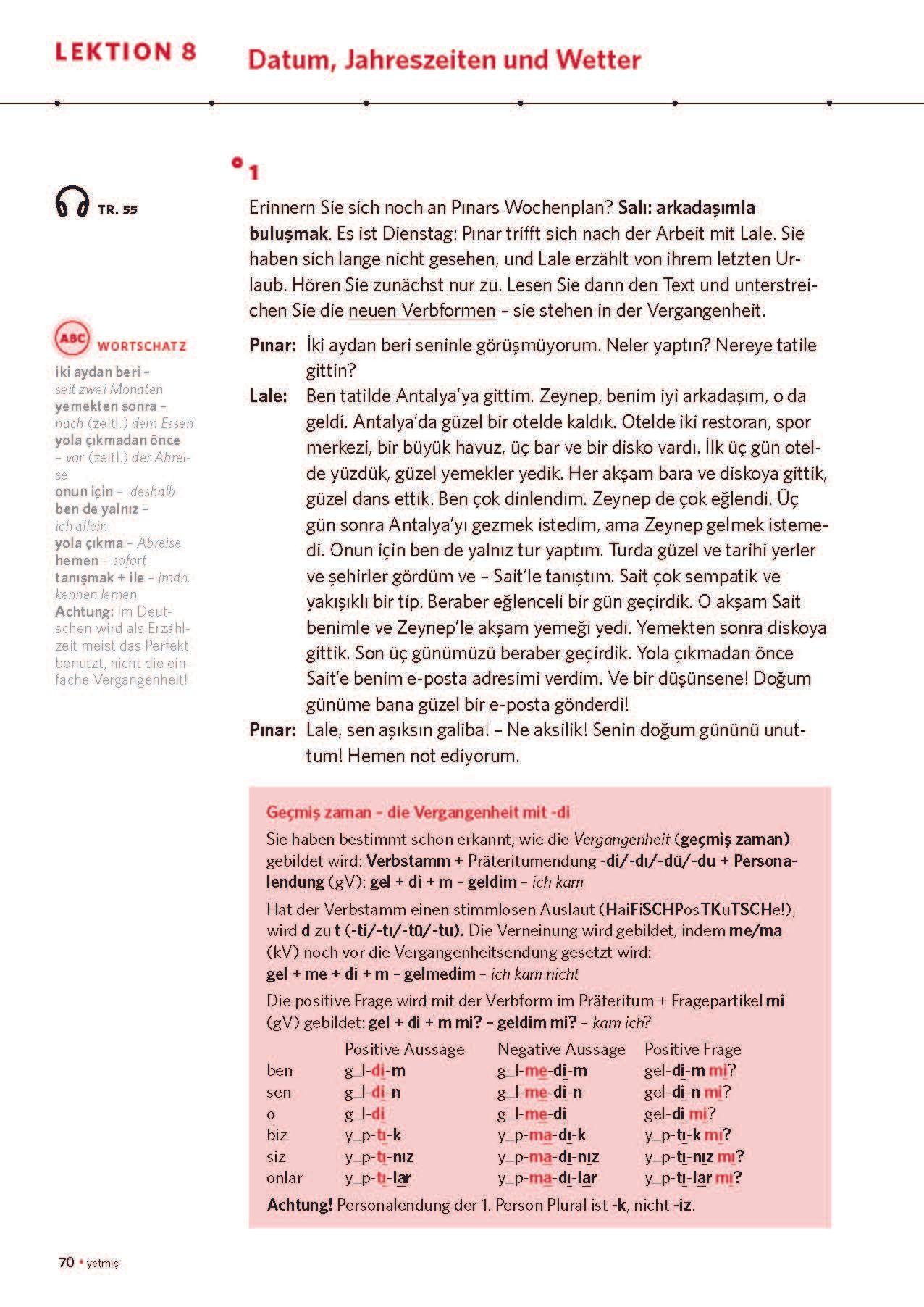 Beispielinhalt (Bild) PONS Power-Sprachkurs Türkisch