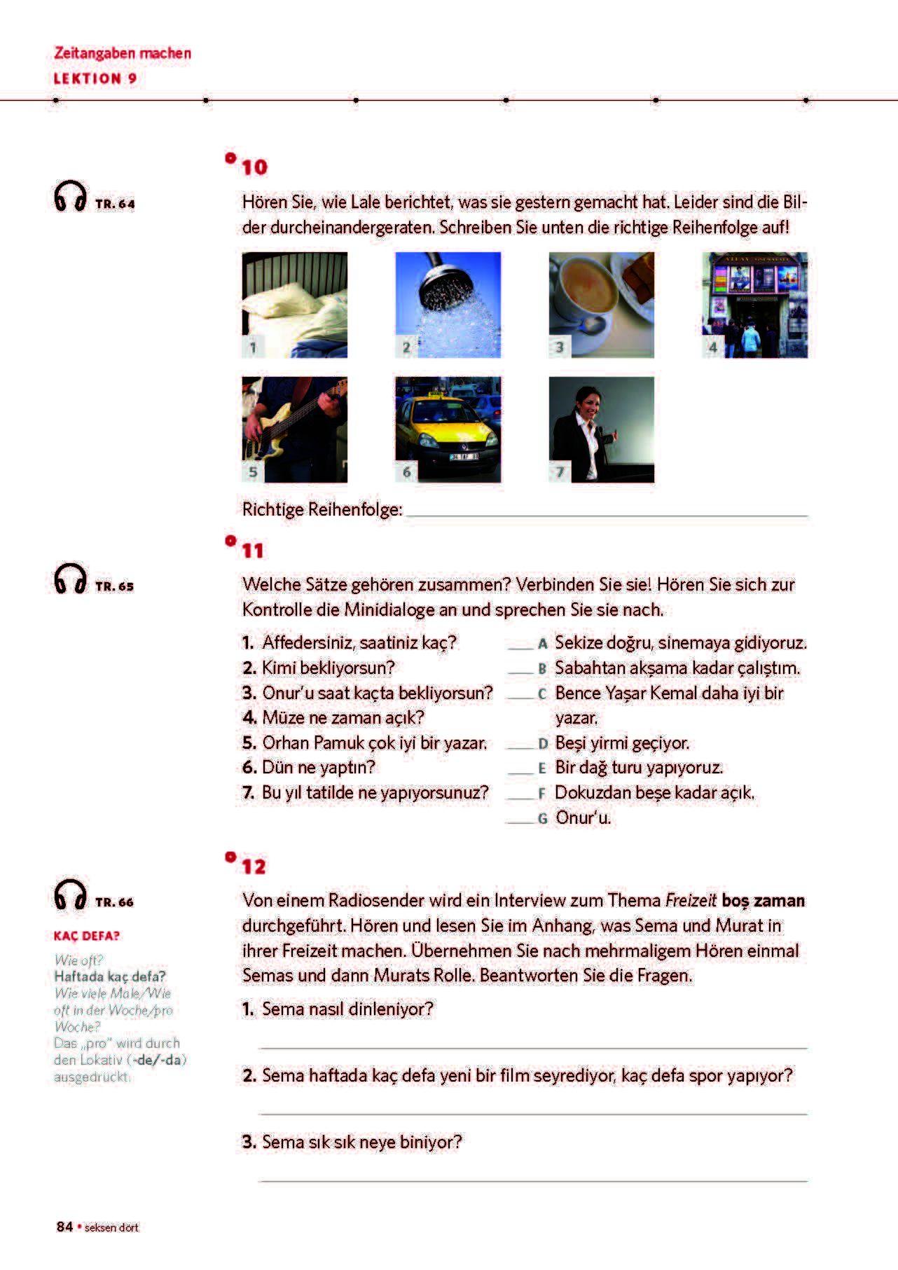 Beispielinhalt (Bild) PONS Power-Sprachkurs Türkisch