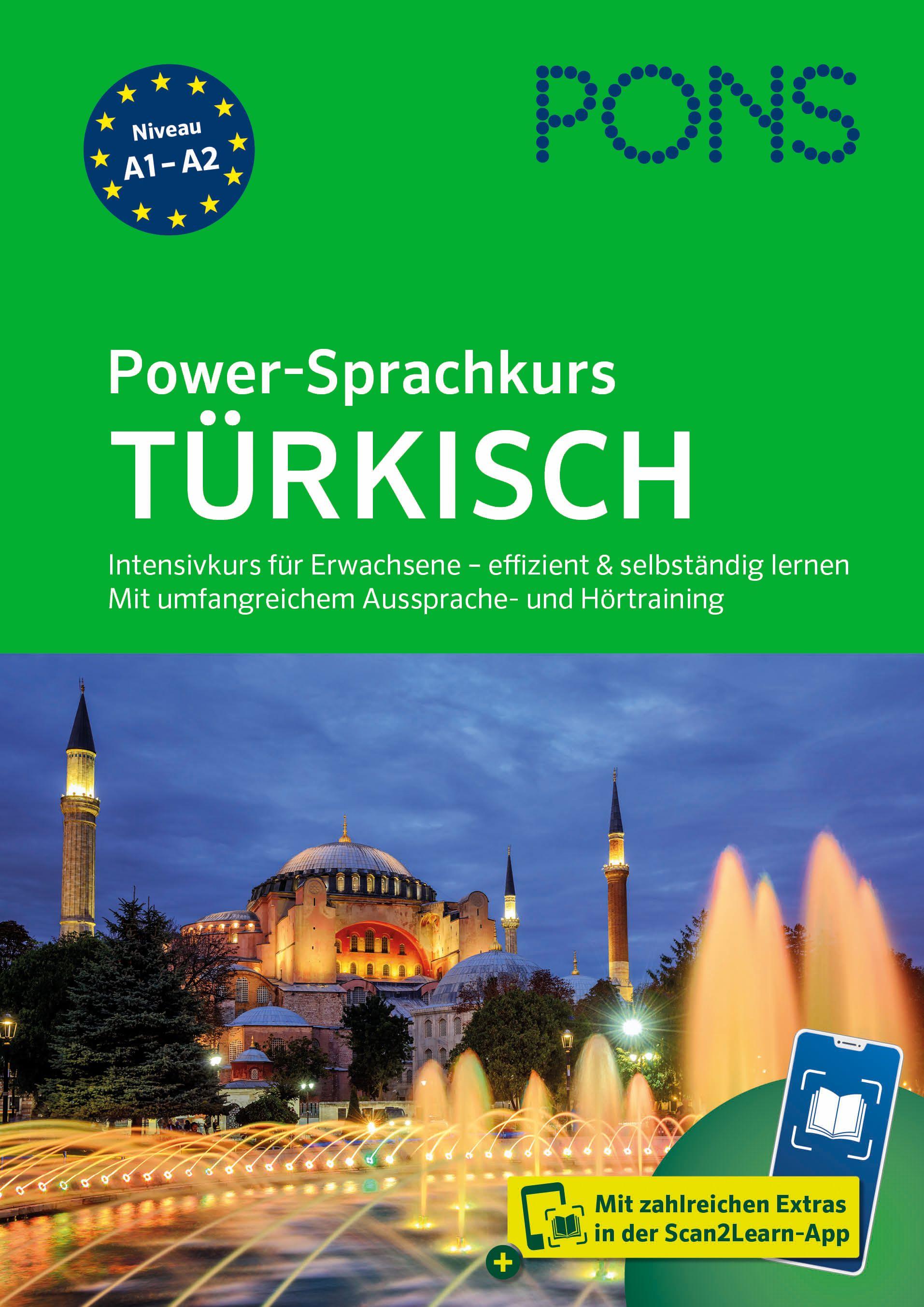 Vorderes Coverbild PONS Power-Sprachkurs Türkisch
