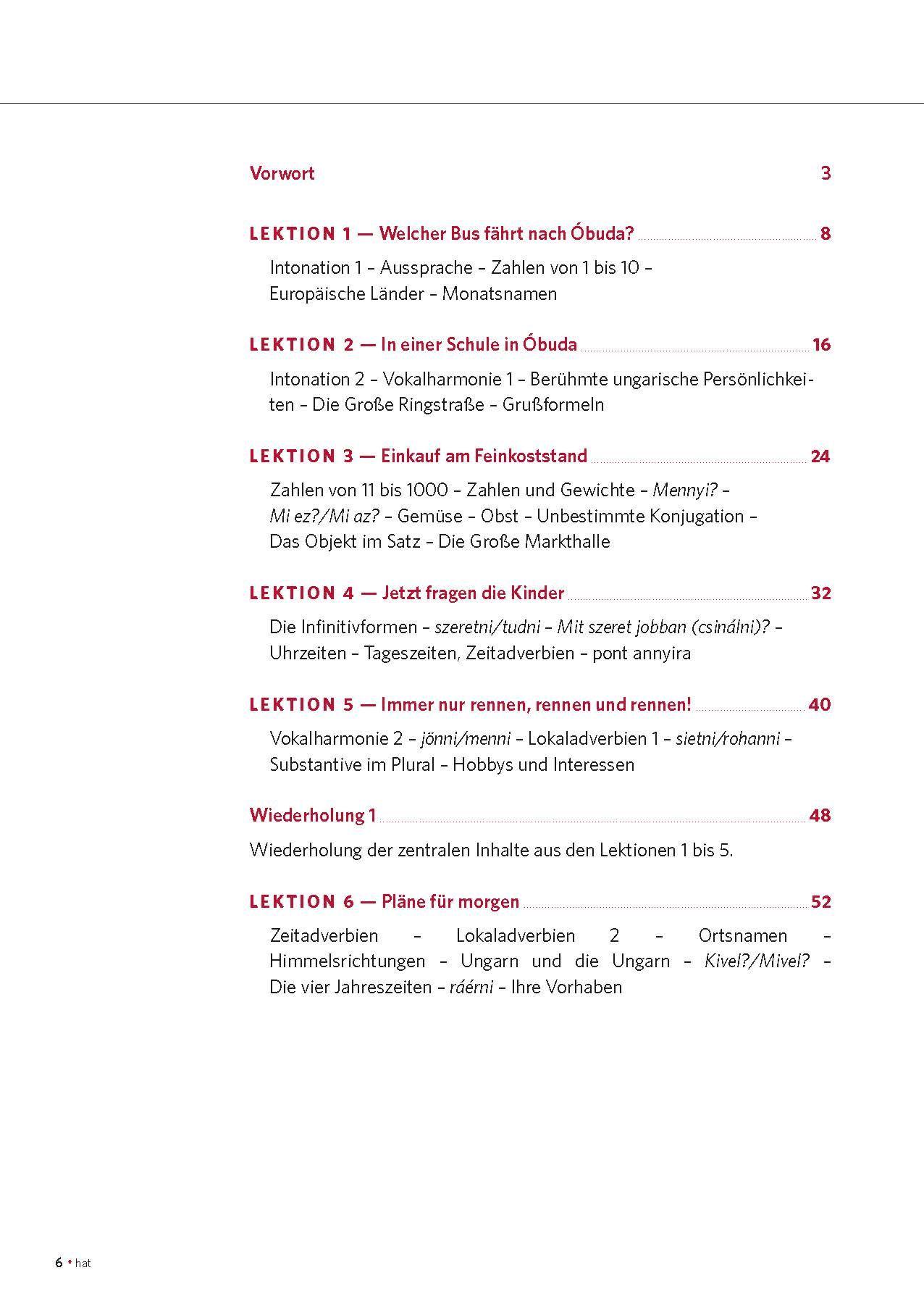 Beispielinhalt (Bild) PONS Power-Sprachkurs Ungarisch