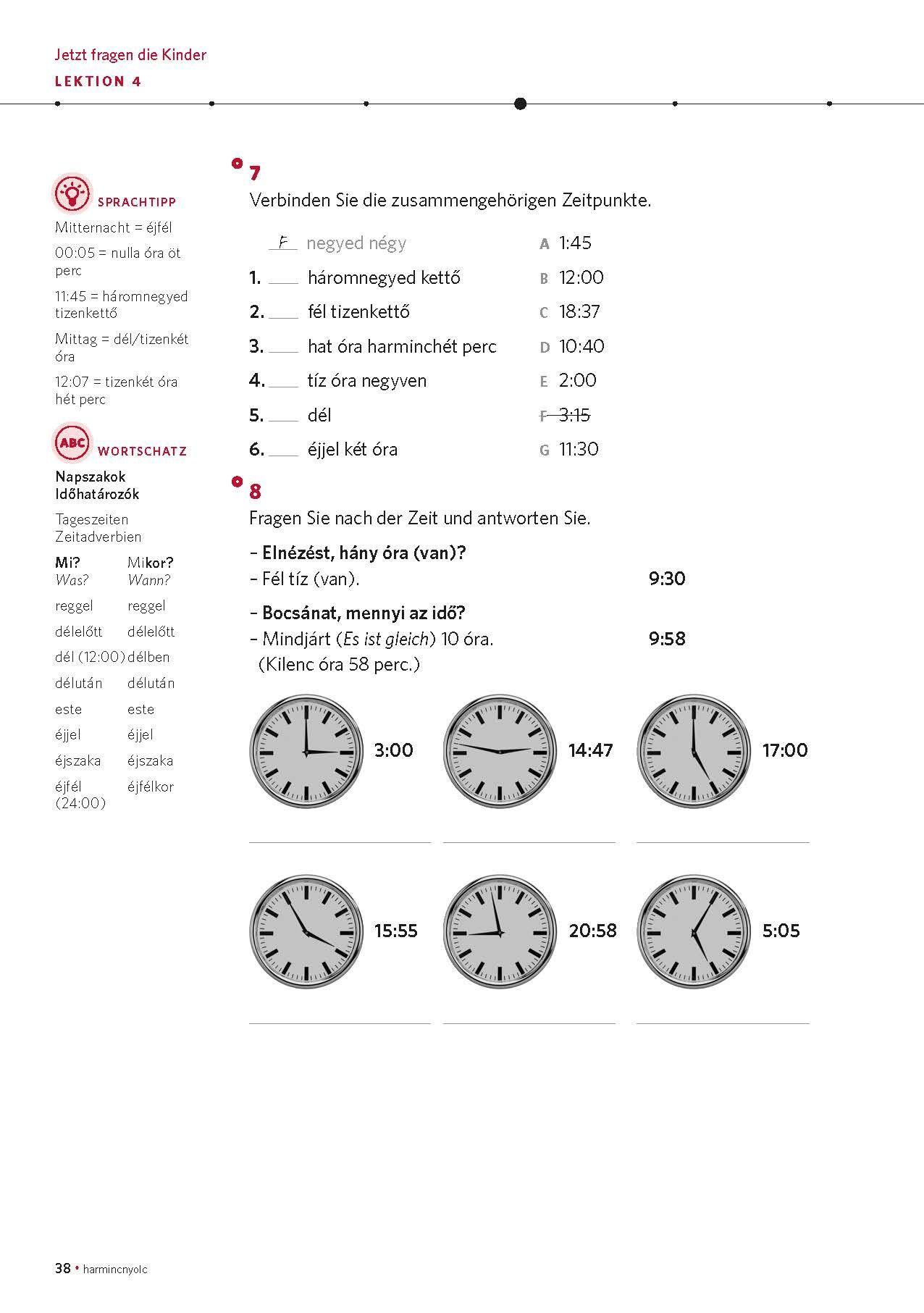 Beispielinhalt (Bild) PONS Power-Sprachkurs Ungarisch