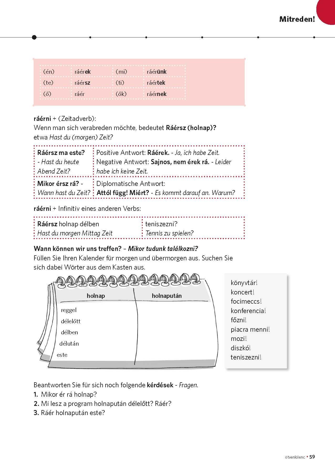 Beispielinhalt (Bild) PONS Power-Sprachkurs Ungarisch