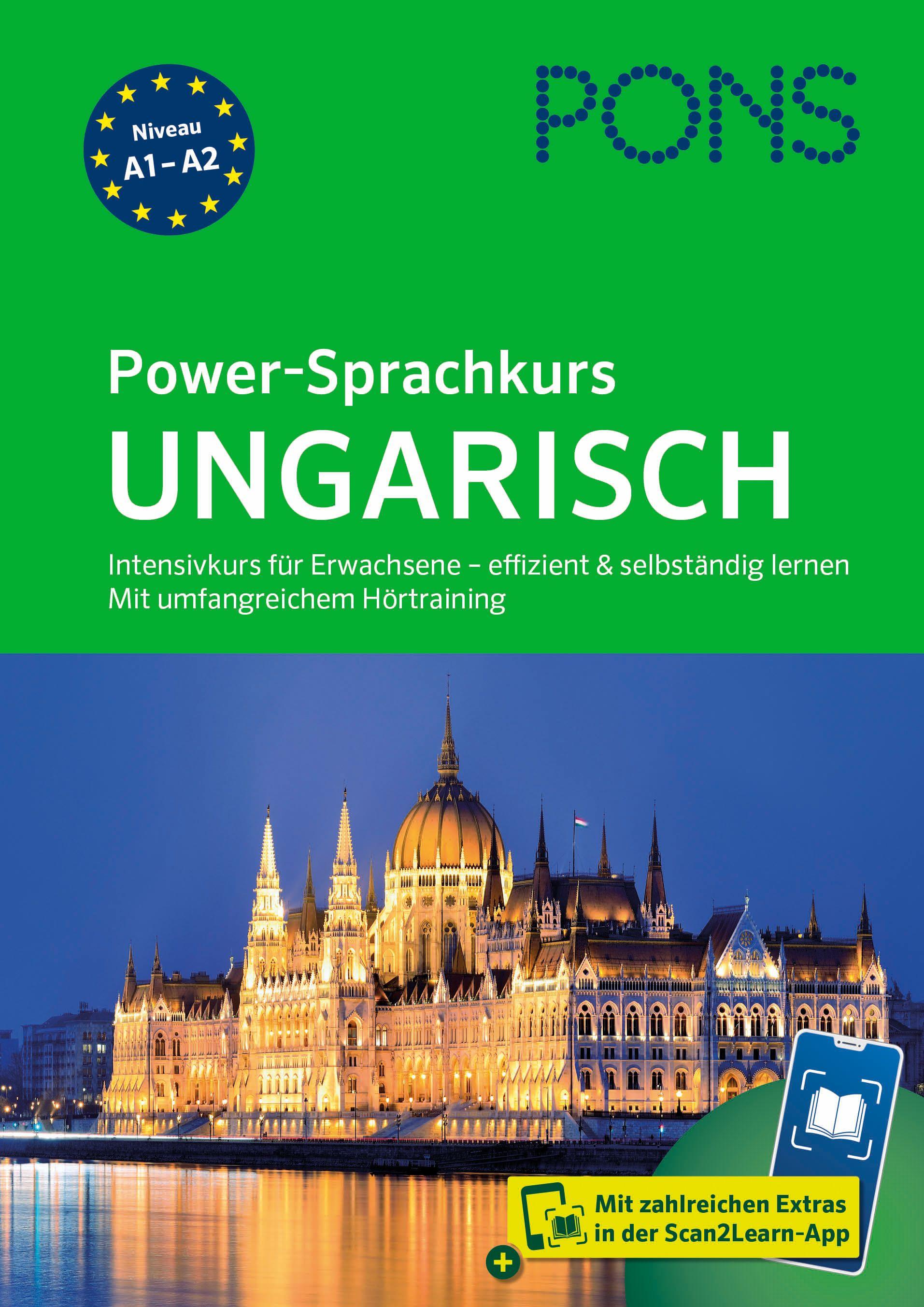 Vorderes Coverbild PONS Power-Sprachkurs Ungarisch