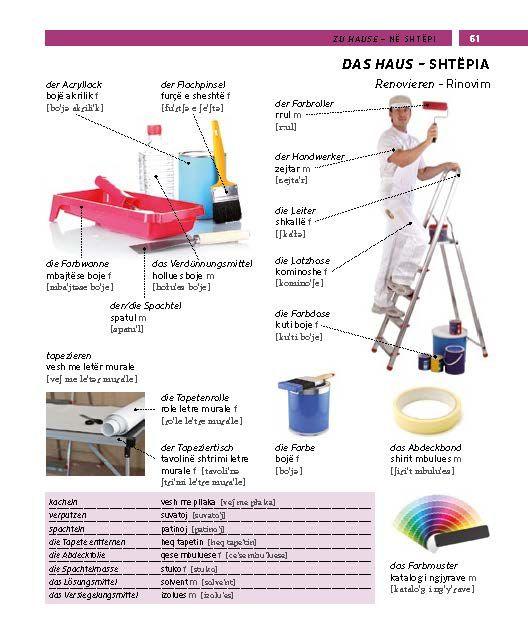 Beispielinhalt (Bild) PONS Bildwörterbuch Albanisch