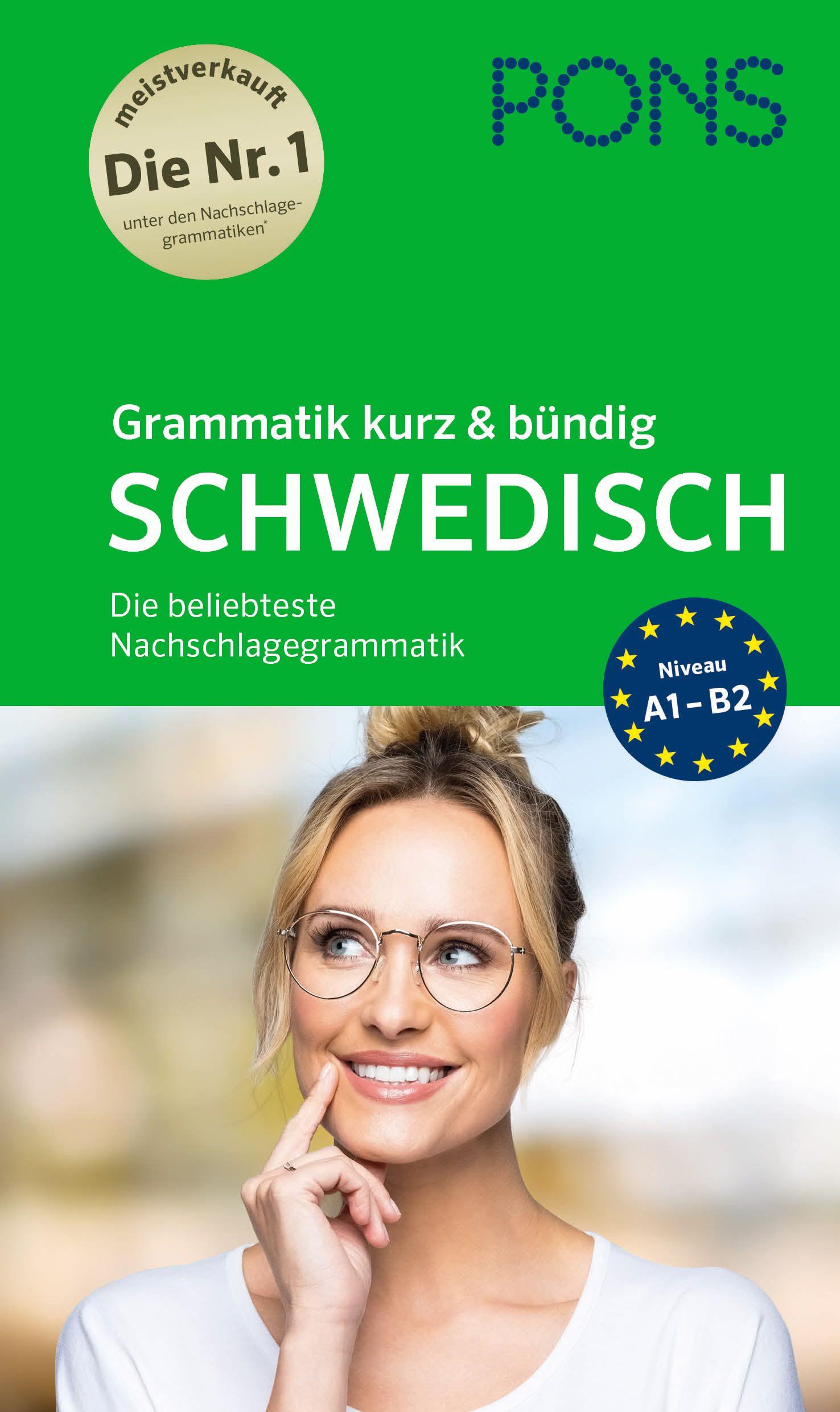 Vorderes Coverbild PONS Grammatik kurz & bündig Schwedisch