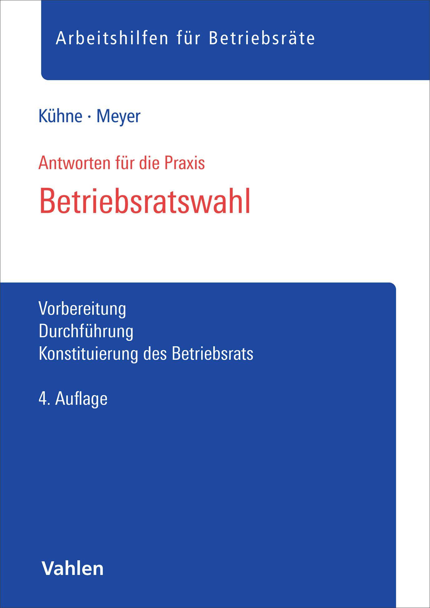 Vorderes Coverbild Betriebsratswahl