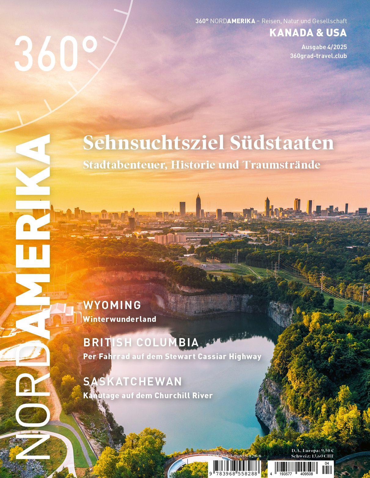 Vorderes Coverbild 360° NordAmerika - Ausgabe 4/2025