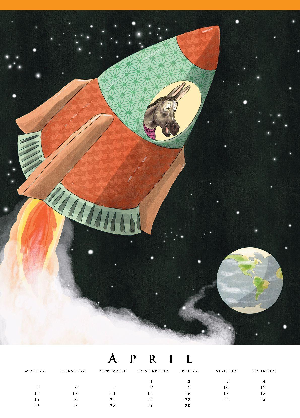 Beispielinhalt (Bild) Leonard Erlbruchs Kinderzimmerkalender 2027