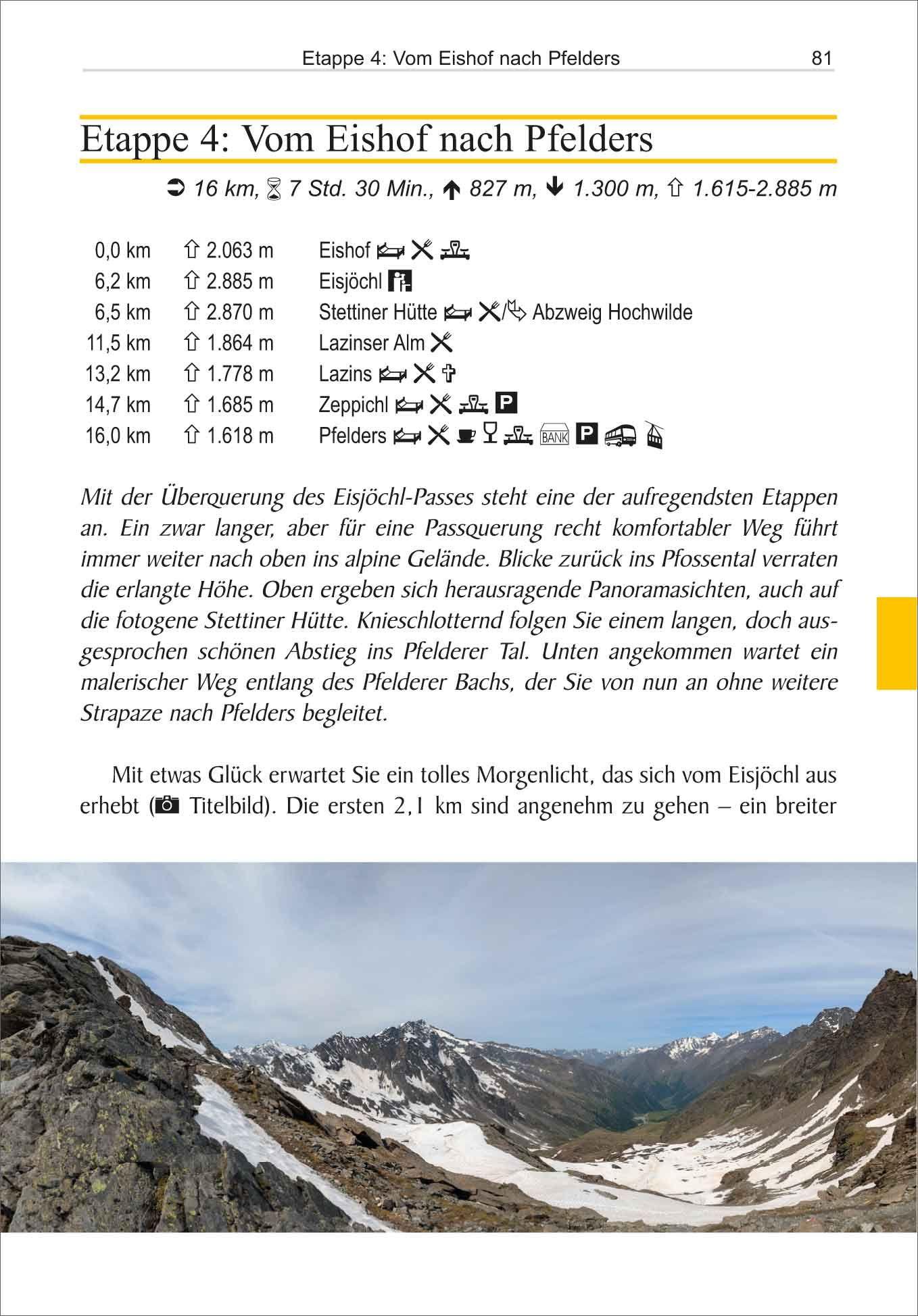 Beispielinhalt (Bild) Südtirol: Meraner Höhenweg