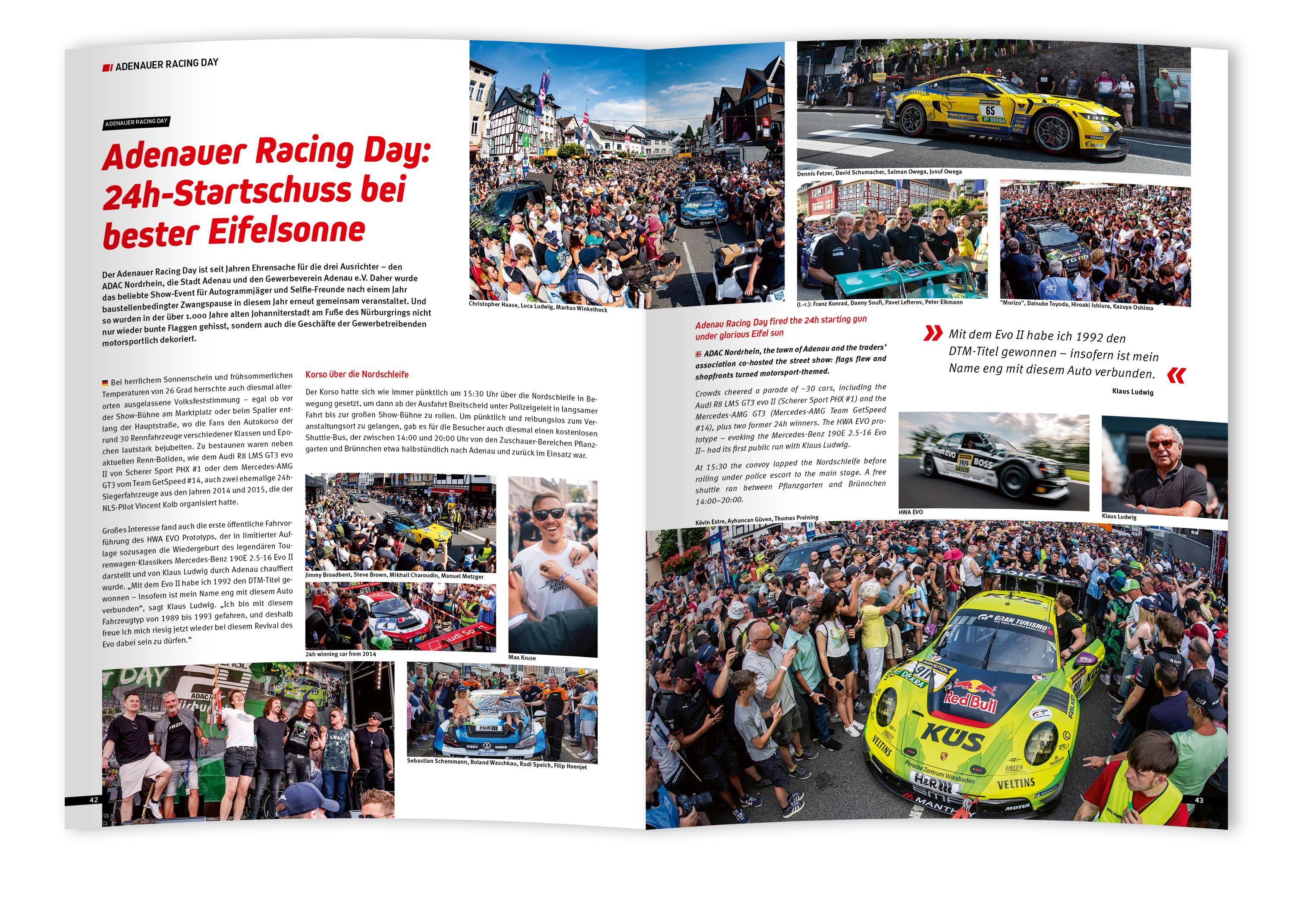Beispielinhalt (Bild) 24h Rennen Nürburgring. Offizielles Jahrbuch zum 24 Stunden Rennen auf dem Nürburgring / 24 Stunden Nürburgring Nordschleife 2025