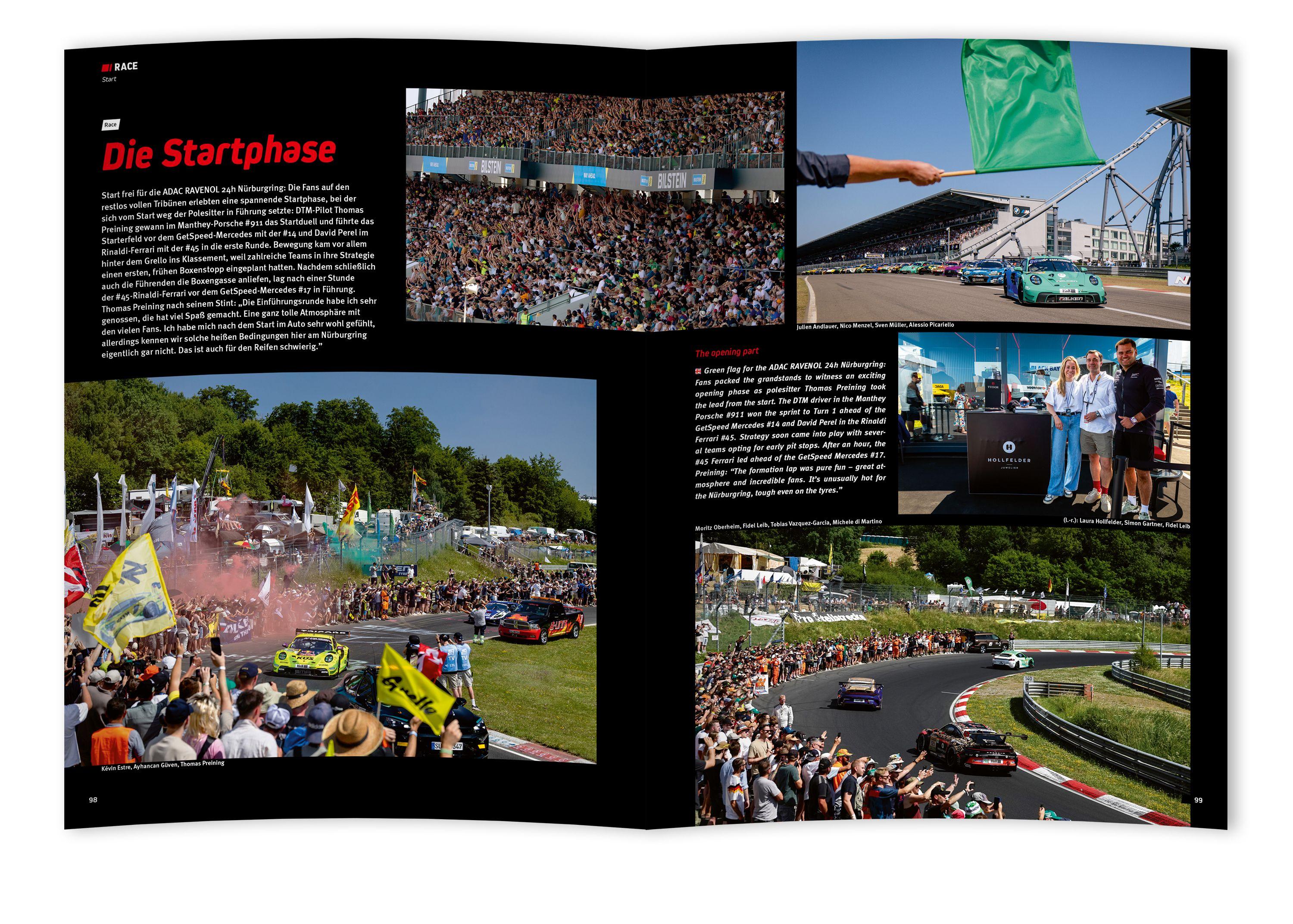 Beispielinhalt (Bild) 24h Rennen Nürburgring. Offizielles Jahrbuch zum 24 Stunden Rennen auf dem Nürburgring / 24 Stunden Nürburgring Nordschleife 2025