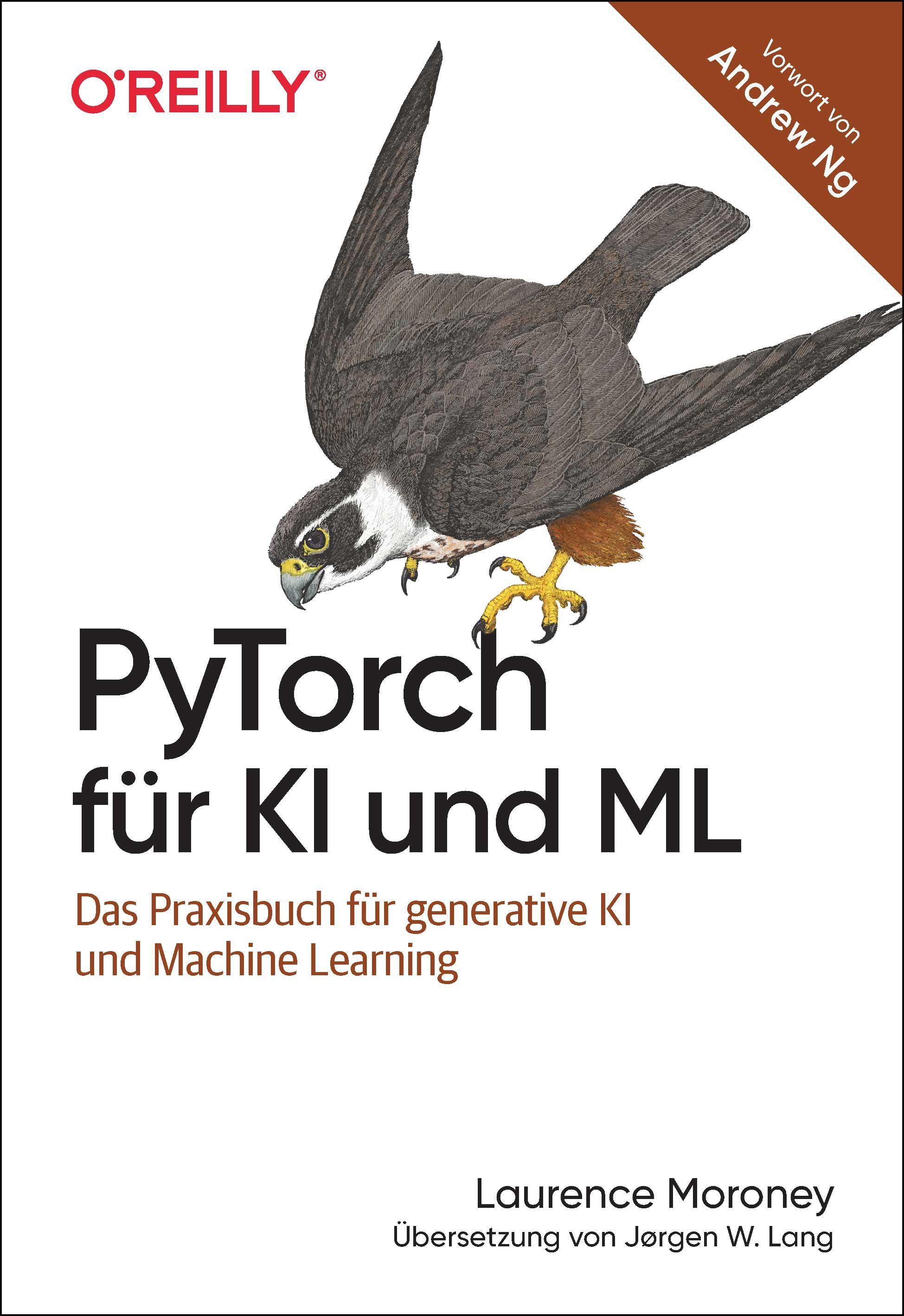 Vorderes Coverbild PyTorch für KI und ML