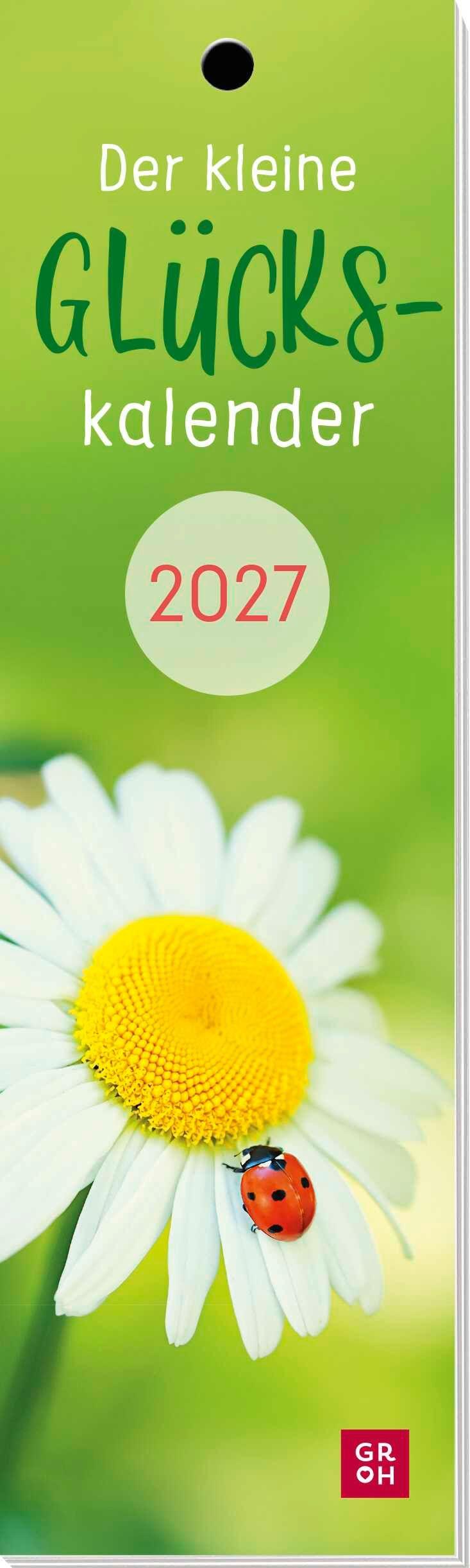Vorderes Coverbild Lesezeichenkalender 2027: Der kleine Glückskalender