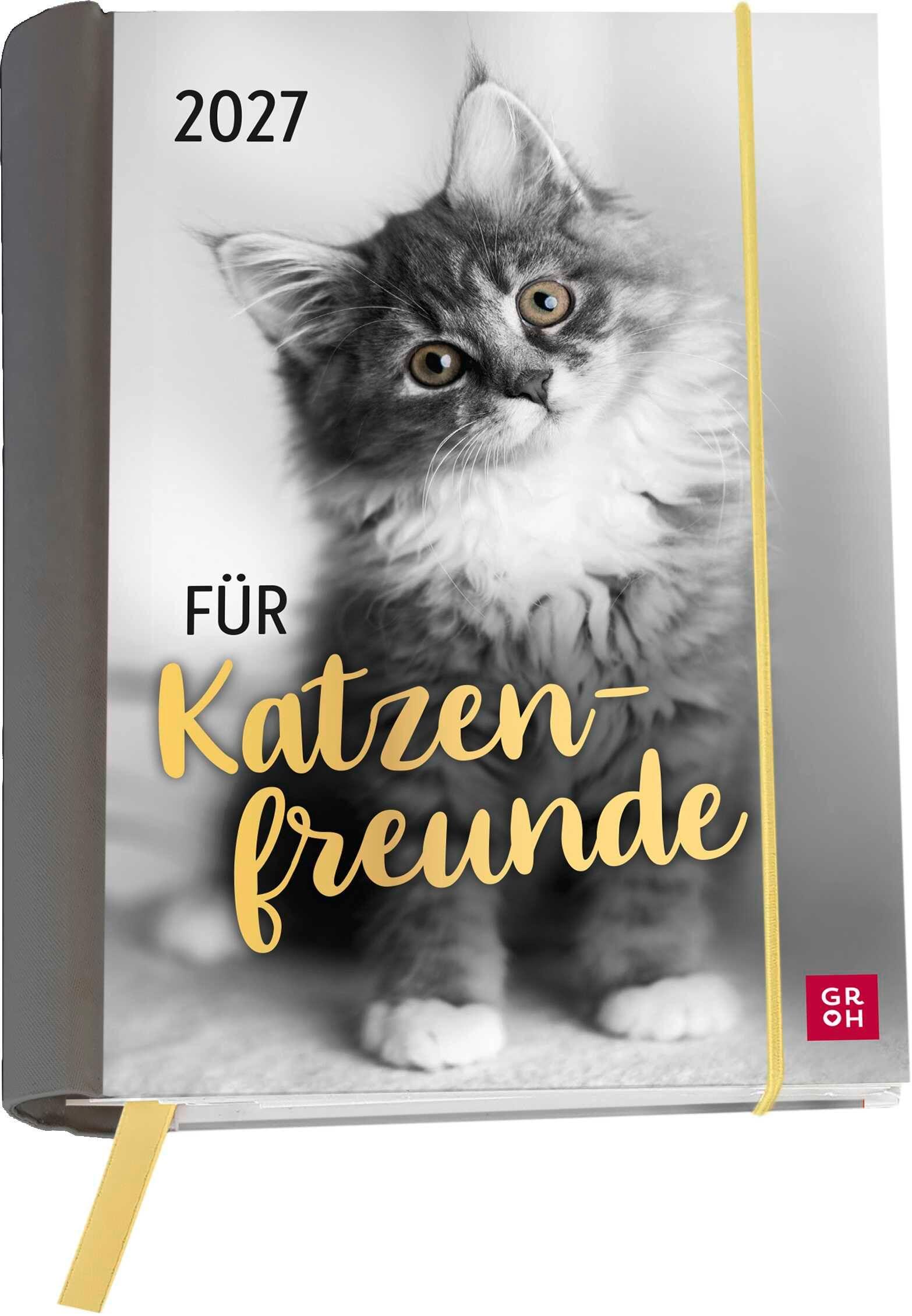 Vorderes Coverbild Buchkalender 2027: Für Katzenfreunde