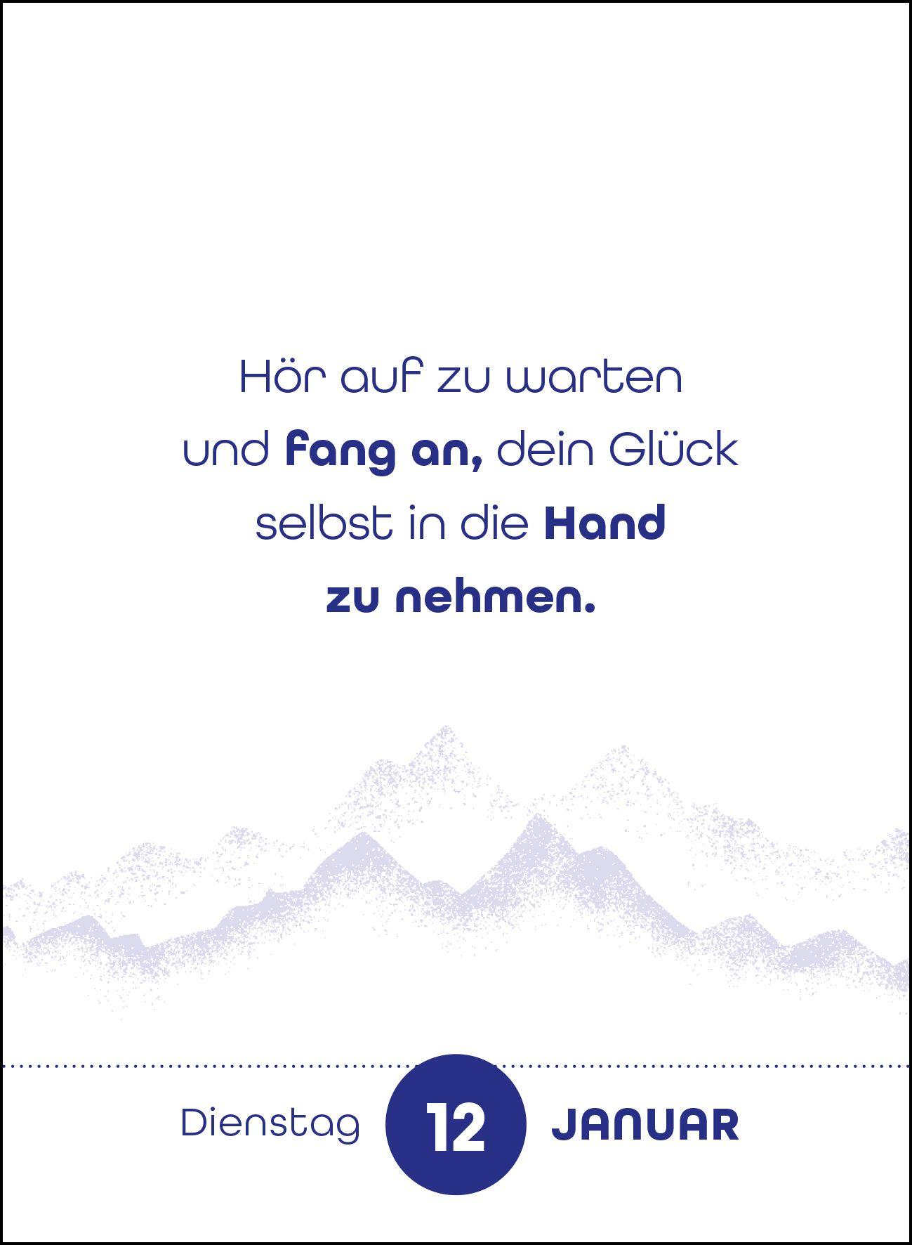 Beispielinhalt (Bild) Abreißkalender 2027: Coming Home