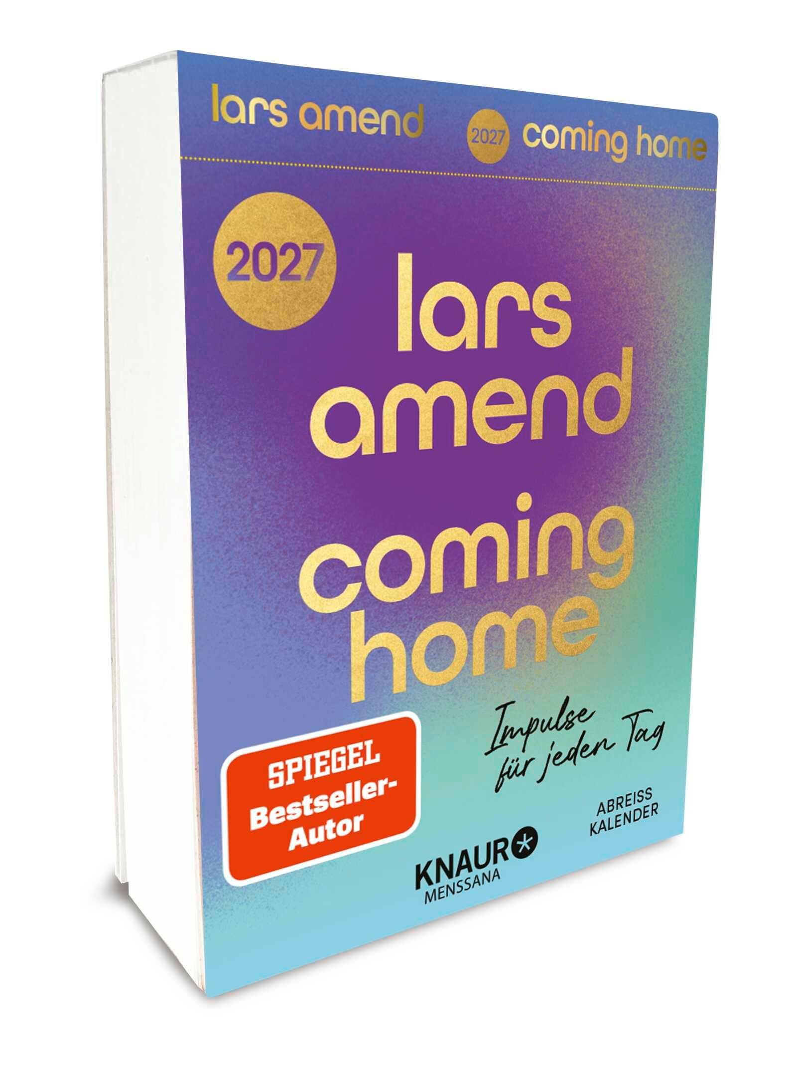 Vorderes Coverbild Abreißkalender 2027: Coming Home