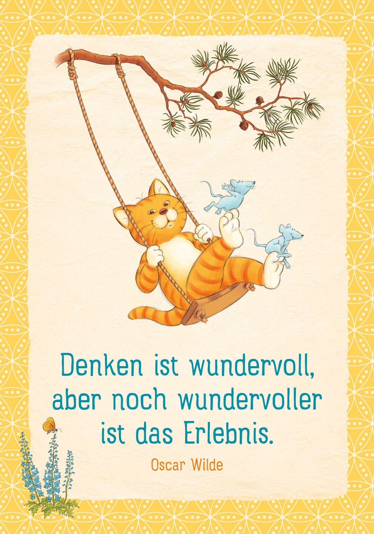 Beispielinhalt (Bild) Buchkalender 2027: Om-Katze: Bloß kein Stress!