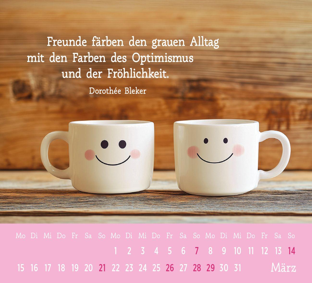 Beispielinhalt (Bild) Mini-Kalender 2027: Der kleine Gute-Laune-Kalender