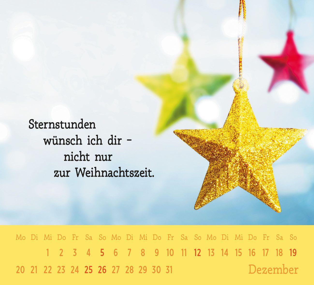 Beispielinhalt (Bild) Mini-Kalender 2027: Der kleine Gute-Laune-Kalender