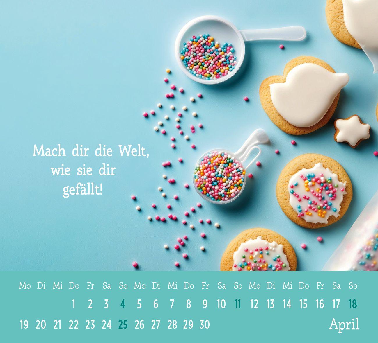 Beispielinhalt (Bild) Mini-Kalender 2027: Der kleine Gute-Laune-Kalender
