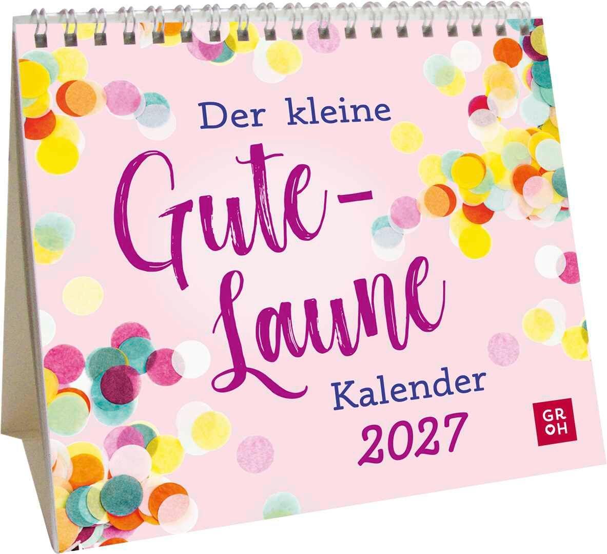 Vorderes Coverbild Mini-Kalender 2027: Der kleine Gute-Laune-Kalender