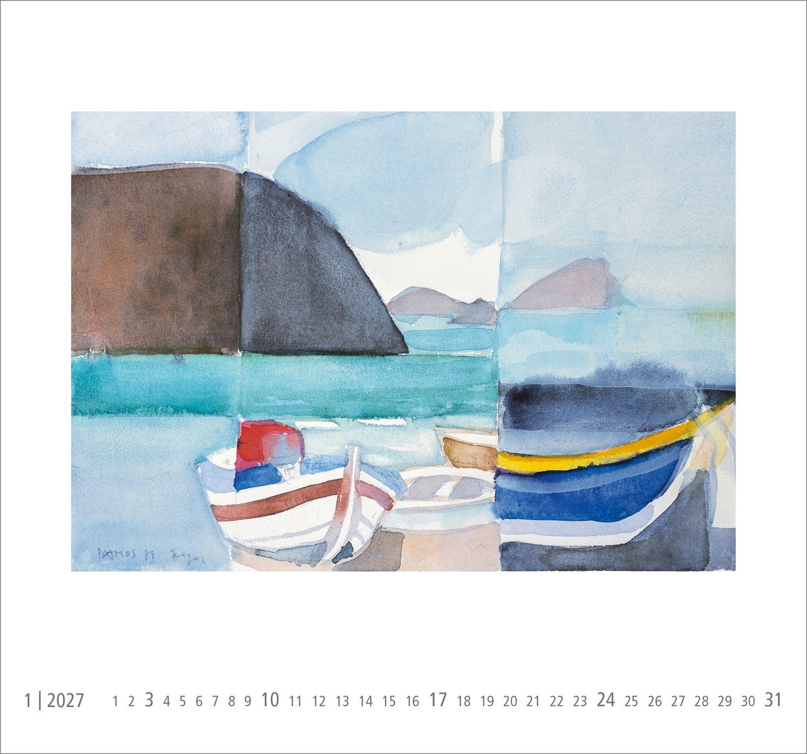 Beispielinhalt (Bild) Postkartenkalender 2027: Neue Horizonte