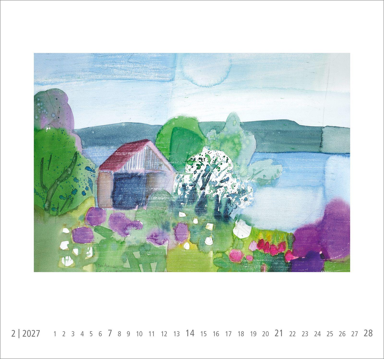 Beispielinhalt (Bild) Postkartenkalender 2027: Neue Horizonte