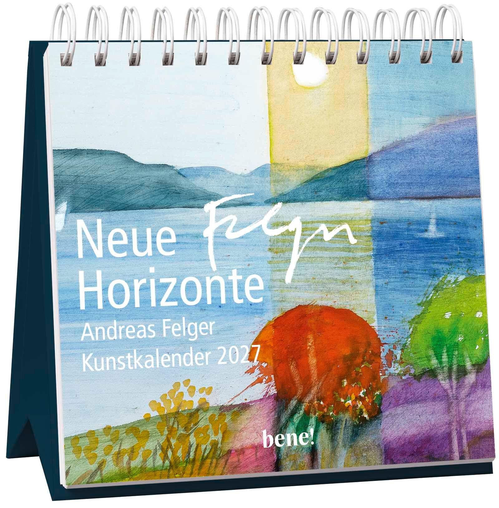 Vorderes Coverbild Postkartenkalender 2027: Neue Horizonte