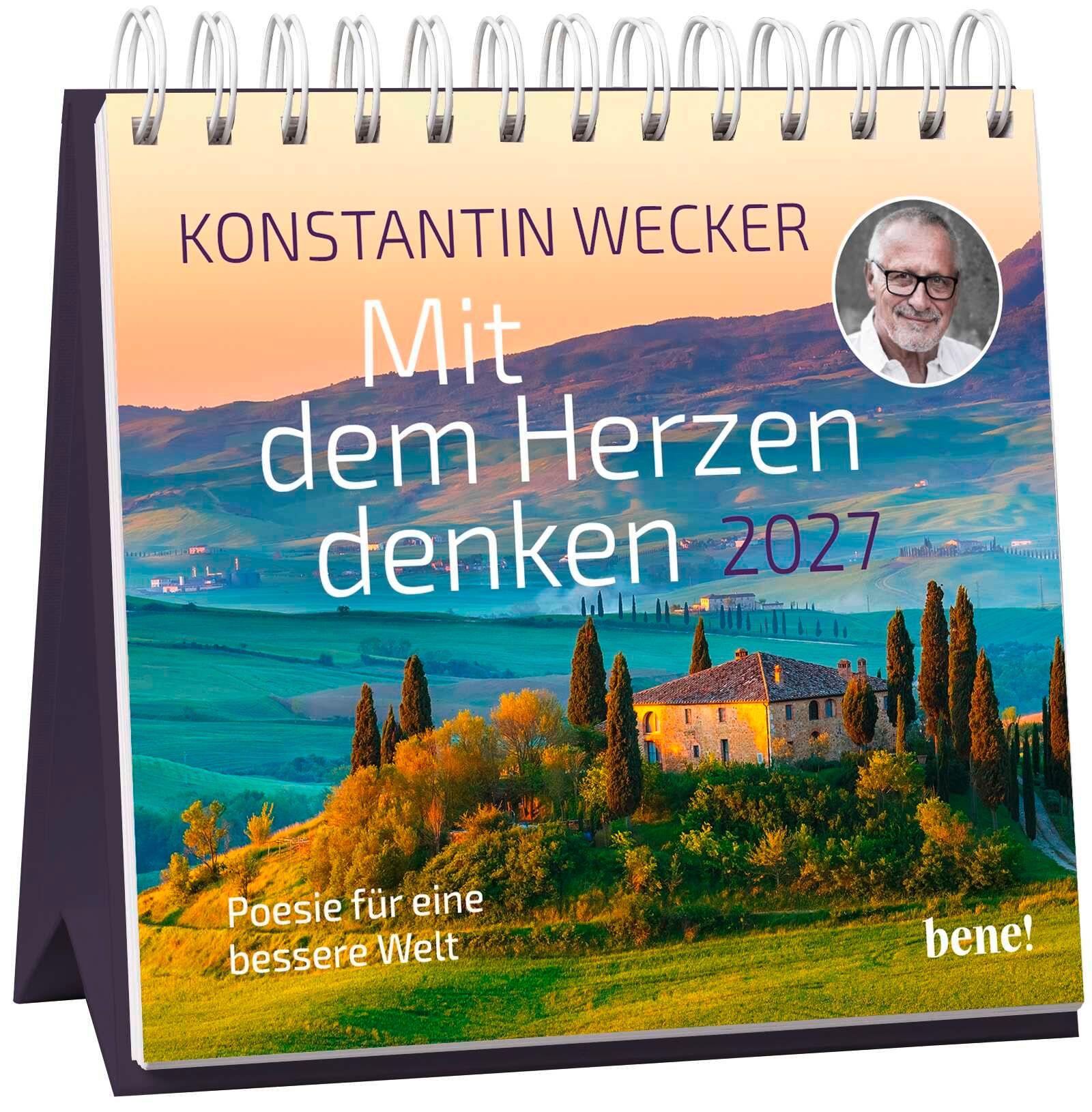 Vorderes Coverbild Wochenkalender 2027: Mit dem Herzen denken