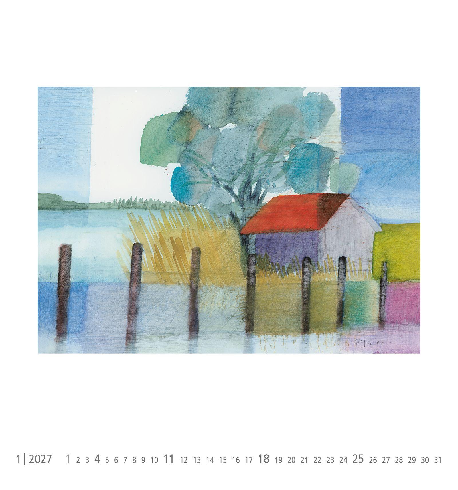 Beispielinhalt (Bild) Wandkalender 2027: Neue Horizonte