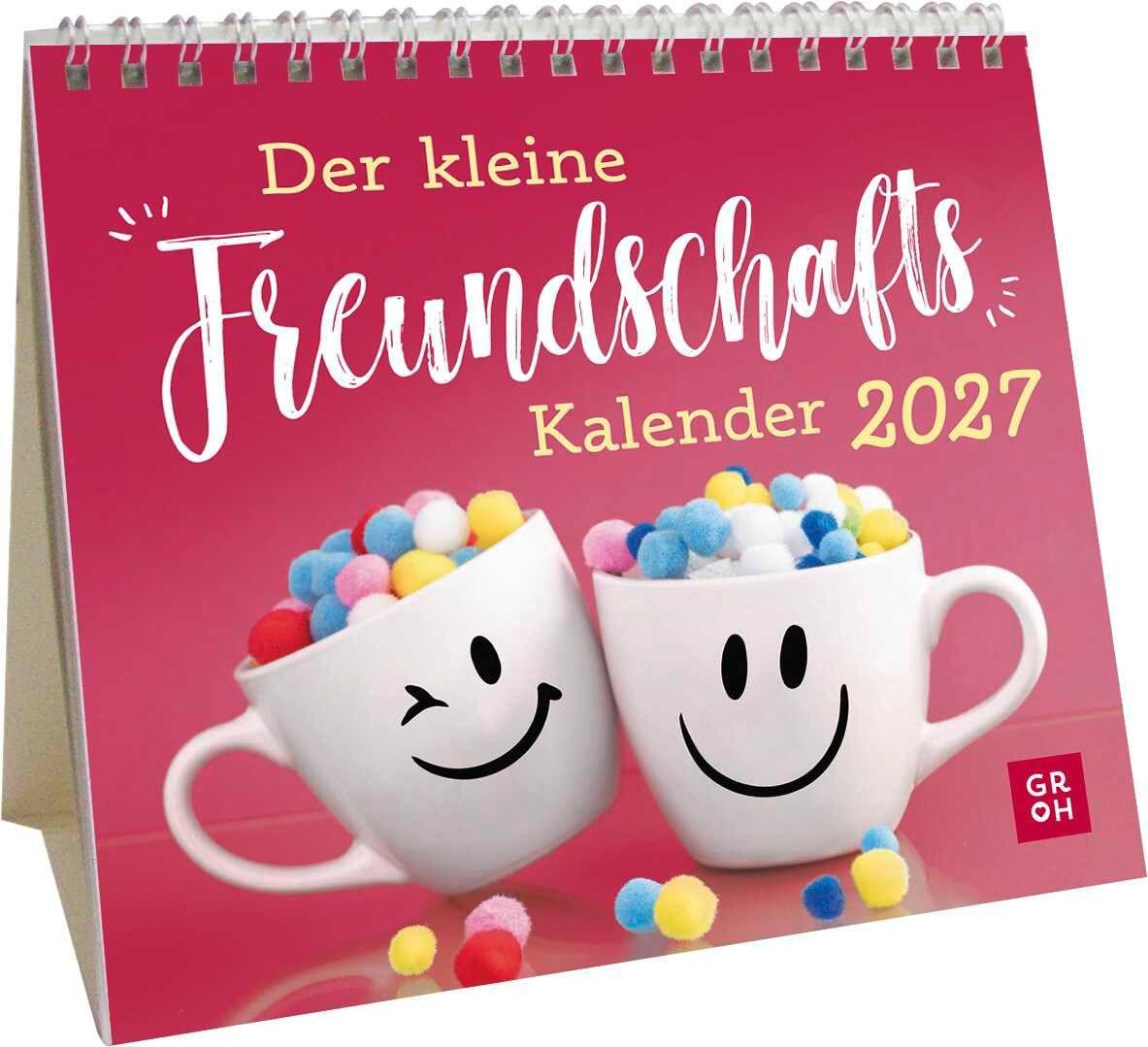 Vorderes Coverbild Mini-Kalender 2027: Der kleine Freundschaftskalender