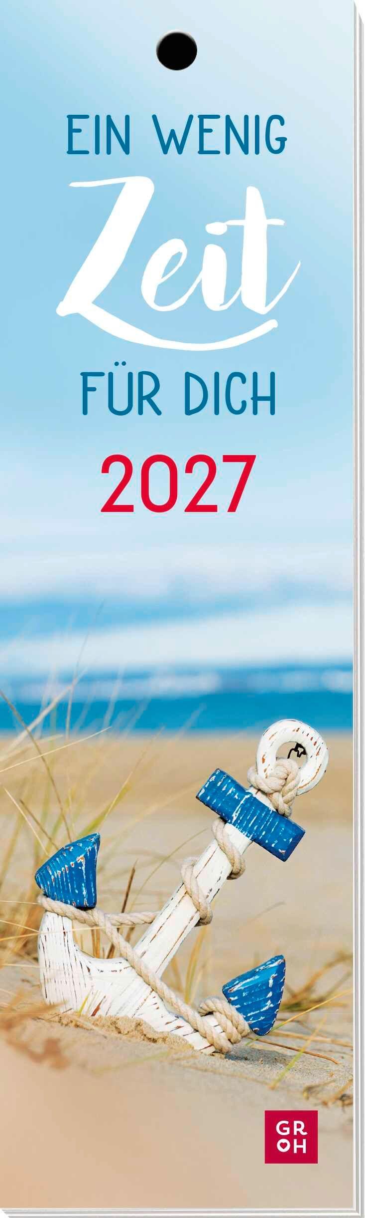 Vorderes Coverbild Lesezeichenkalender 2027: Ein wenig Zeit für dich