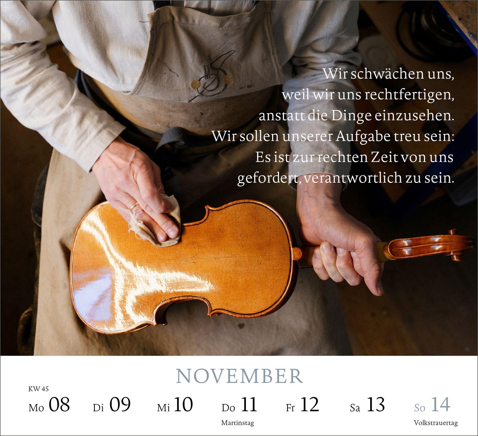 Beispielinhalt (Bild) Wochenkalender 2027: In Resonanz