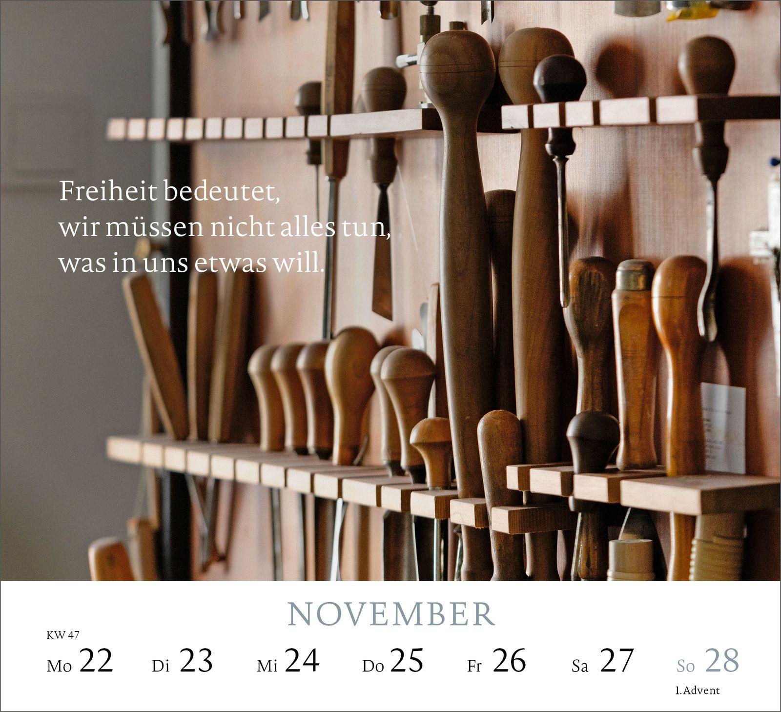 Beispielinhalt (Bild) Wochenkalender 2027: In Resonanz