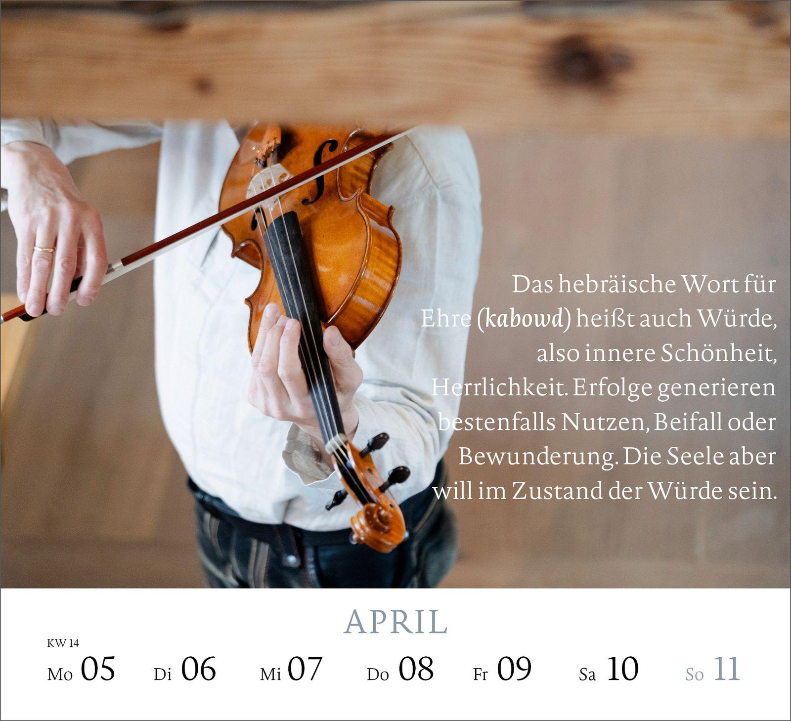 Beispielinhalt (Bild) Wochenkalender 2027: In Resonanz